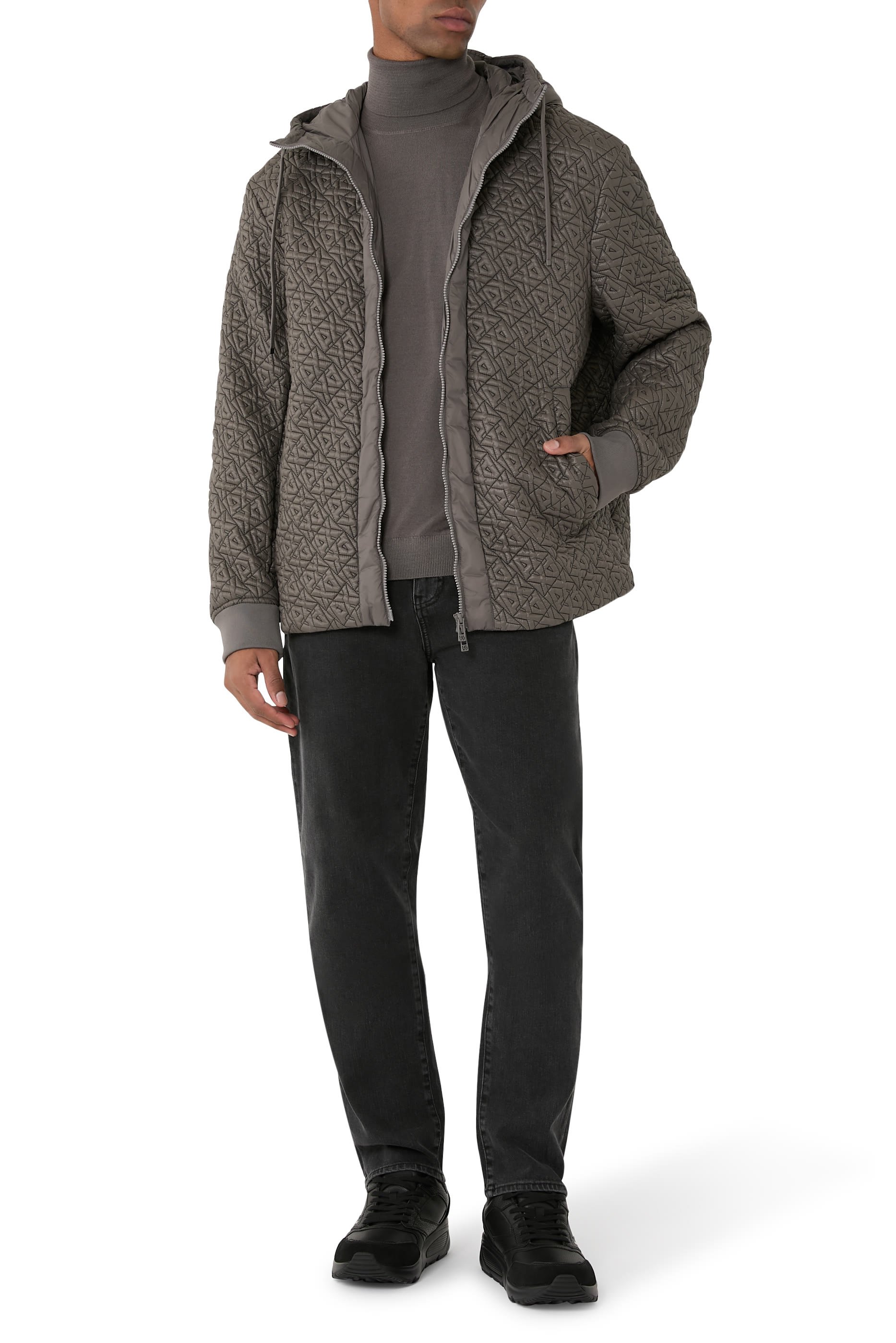 Wool Blend Turtleneck Sweater 