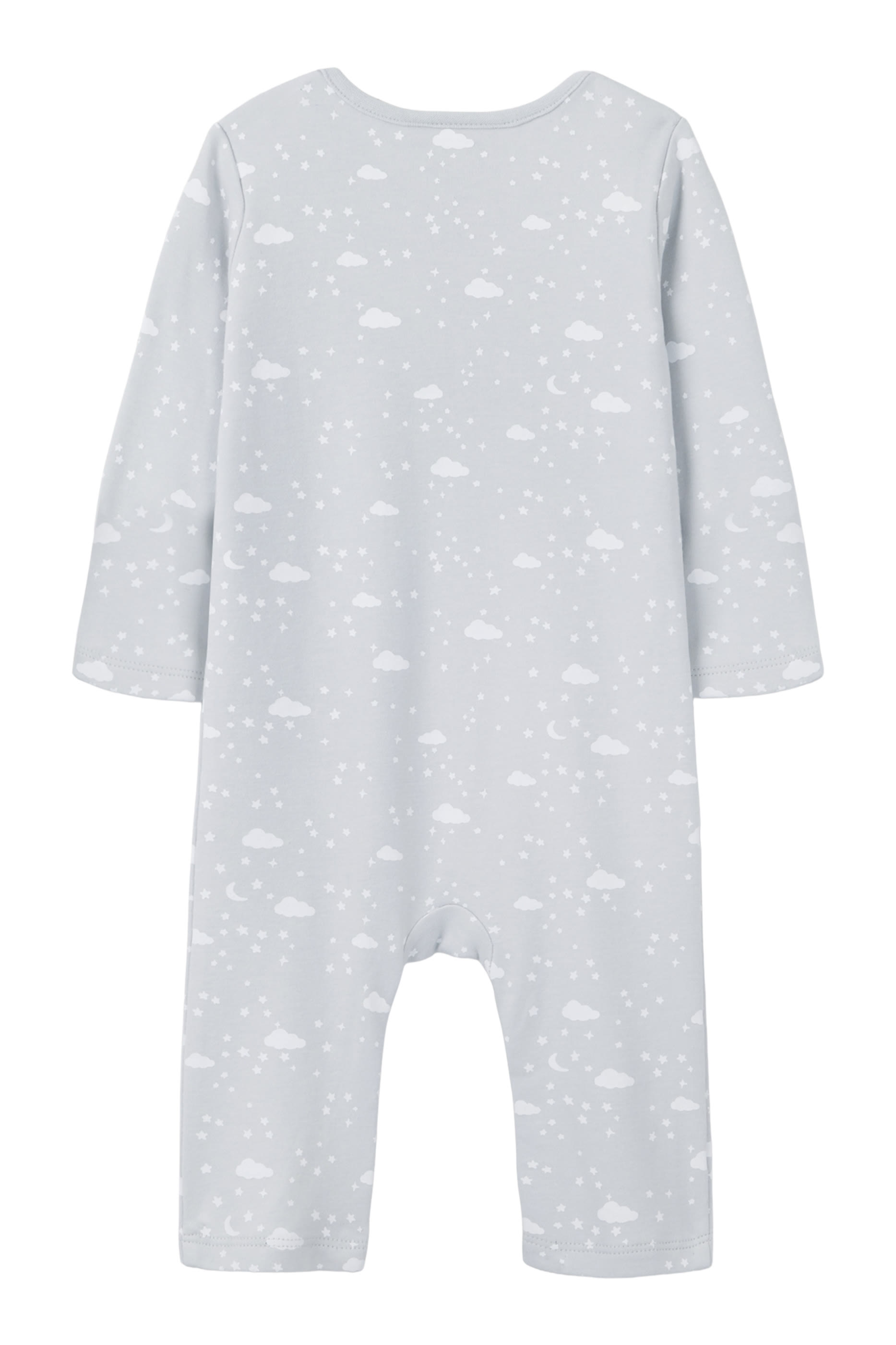 Kids Cloud & Star Envelope Neck Sleepsuit