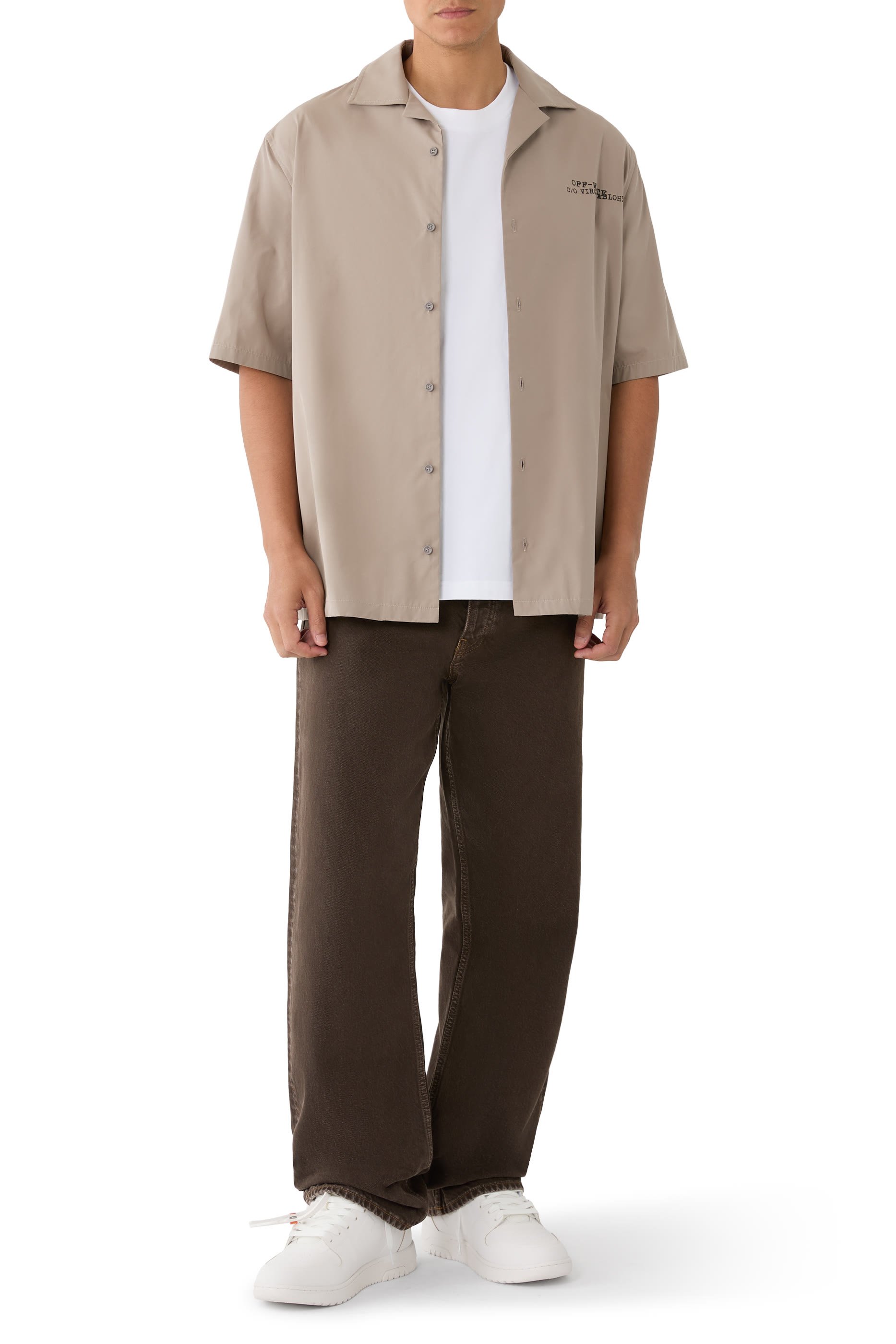 Type Arrow Bowling Shirt