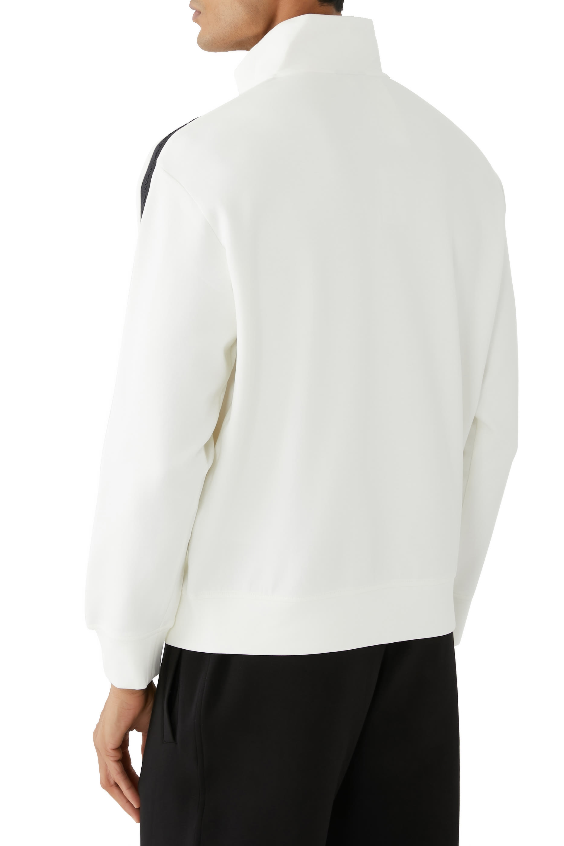 Jersey Zip-Up Sweatshirt