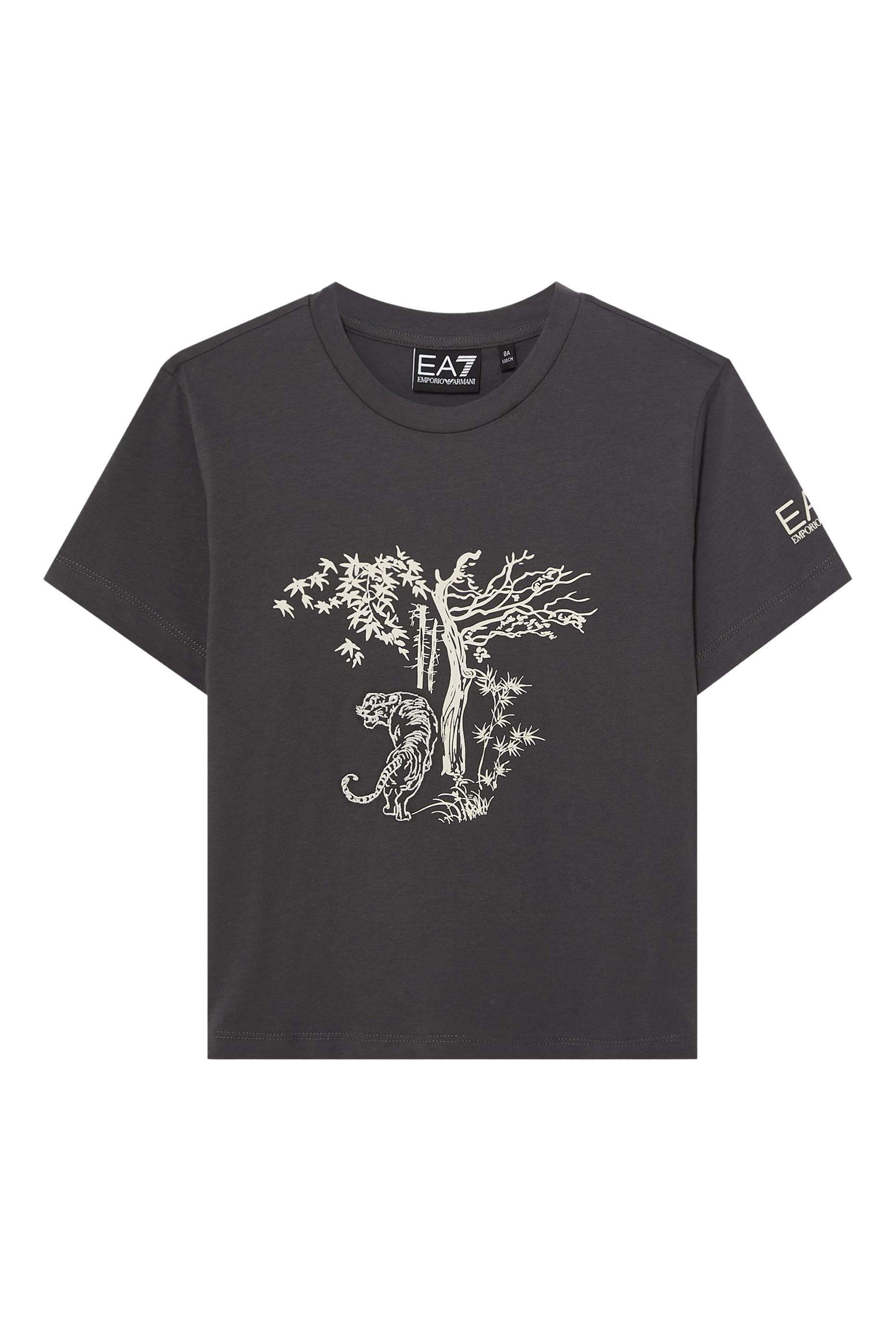 Kids EA7 Logo T-Shirt