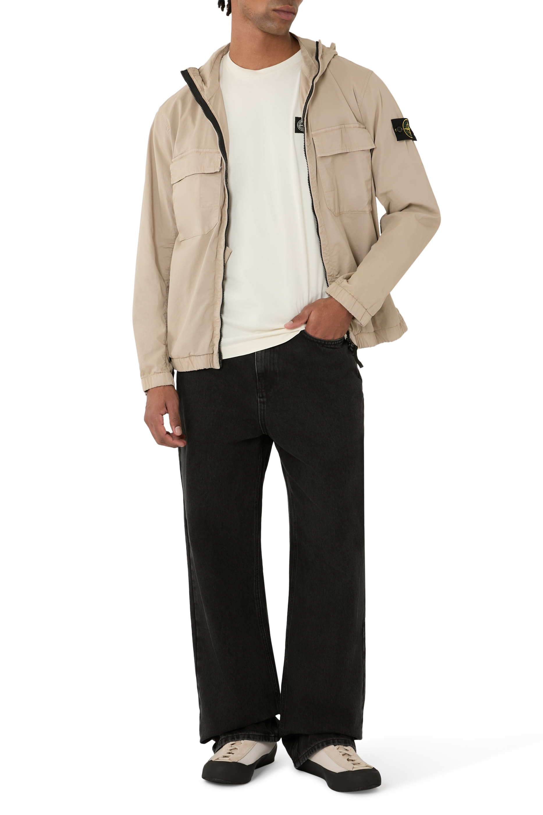 Hooded Jacket with Anti-Drop