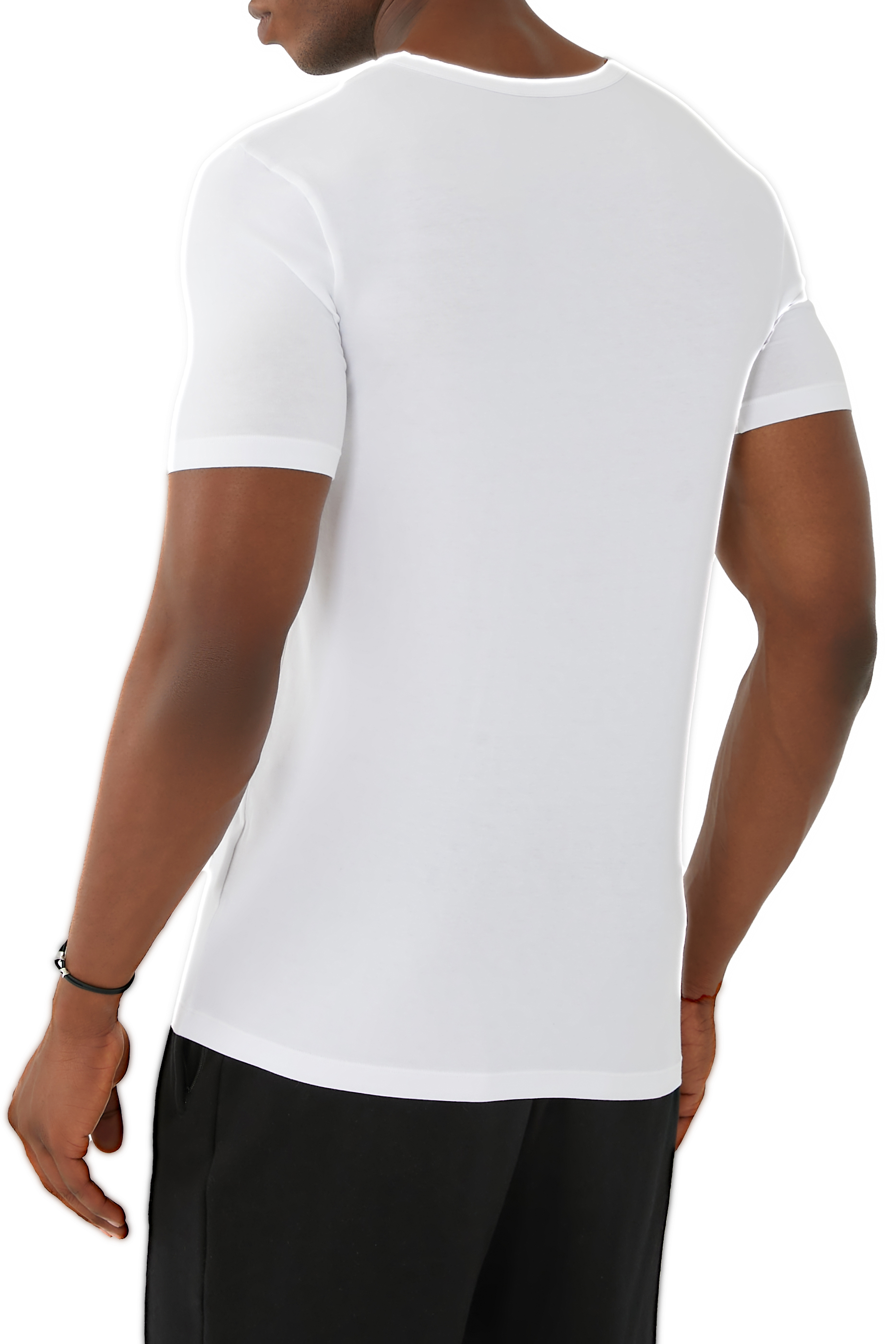 Stretch-Cotton Underwear T-Shirts, Set of 2