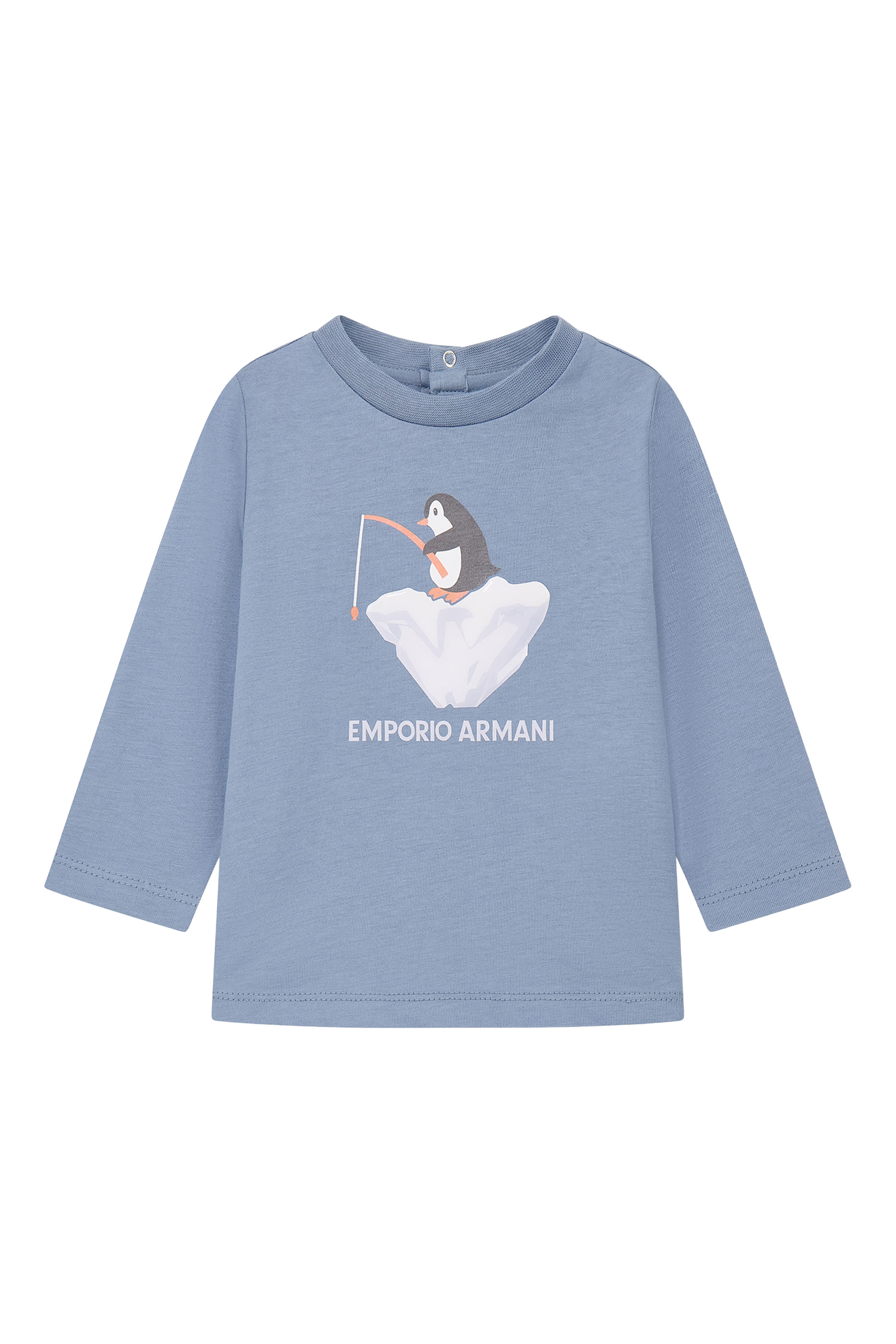 Kids Cotton T-Shirt with a Penguin Graphic
