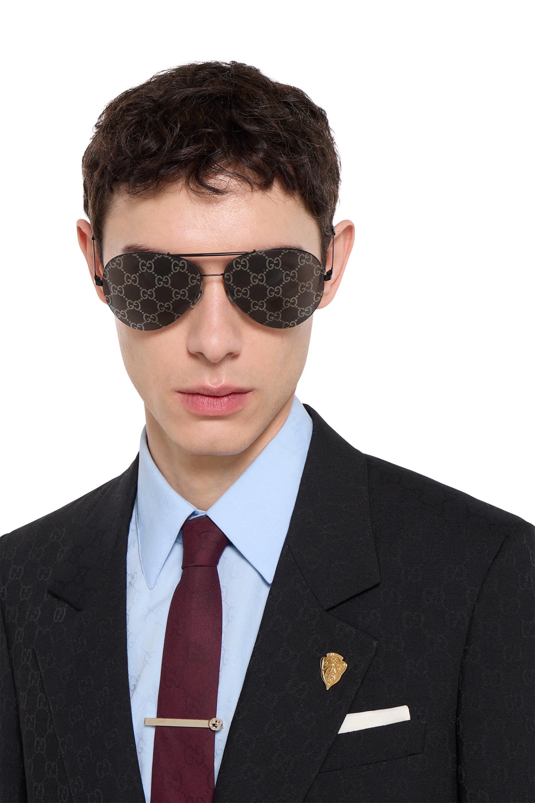 Pilot Frame Sunglasses