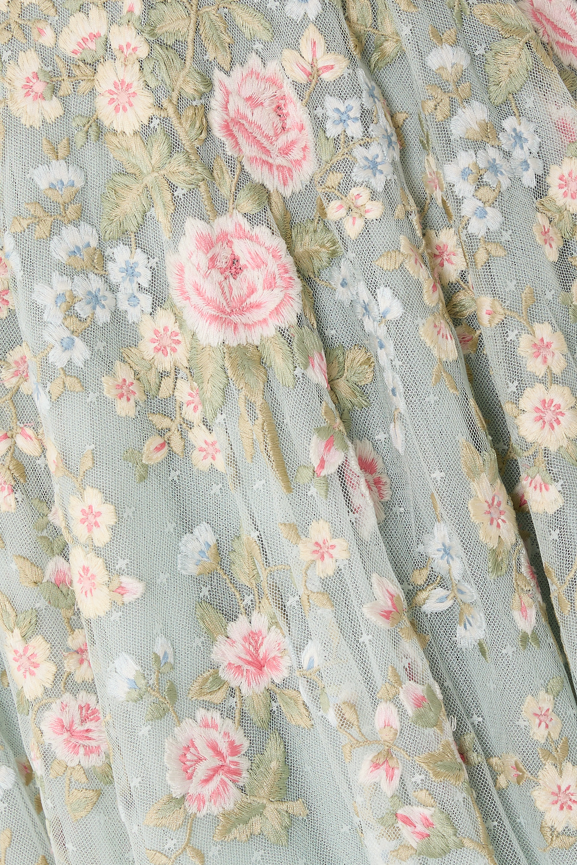 Antoinettes Floral Off-Shoulder Micro Mini Dress