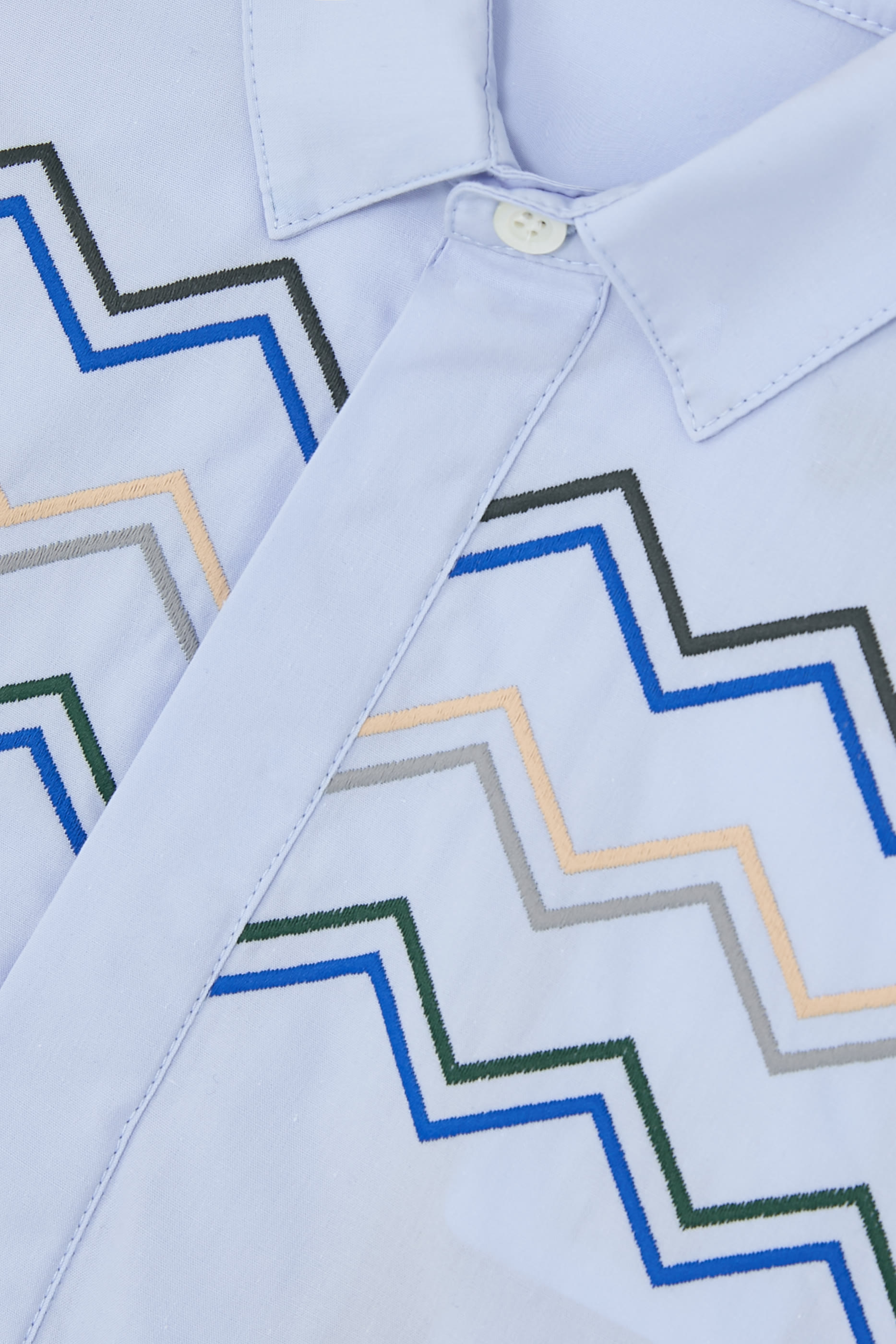 Kids Chevron Poplin Shirt