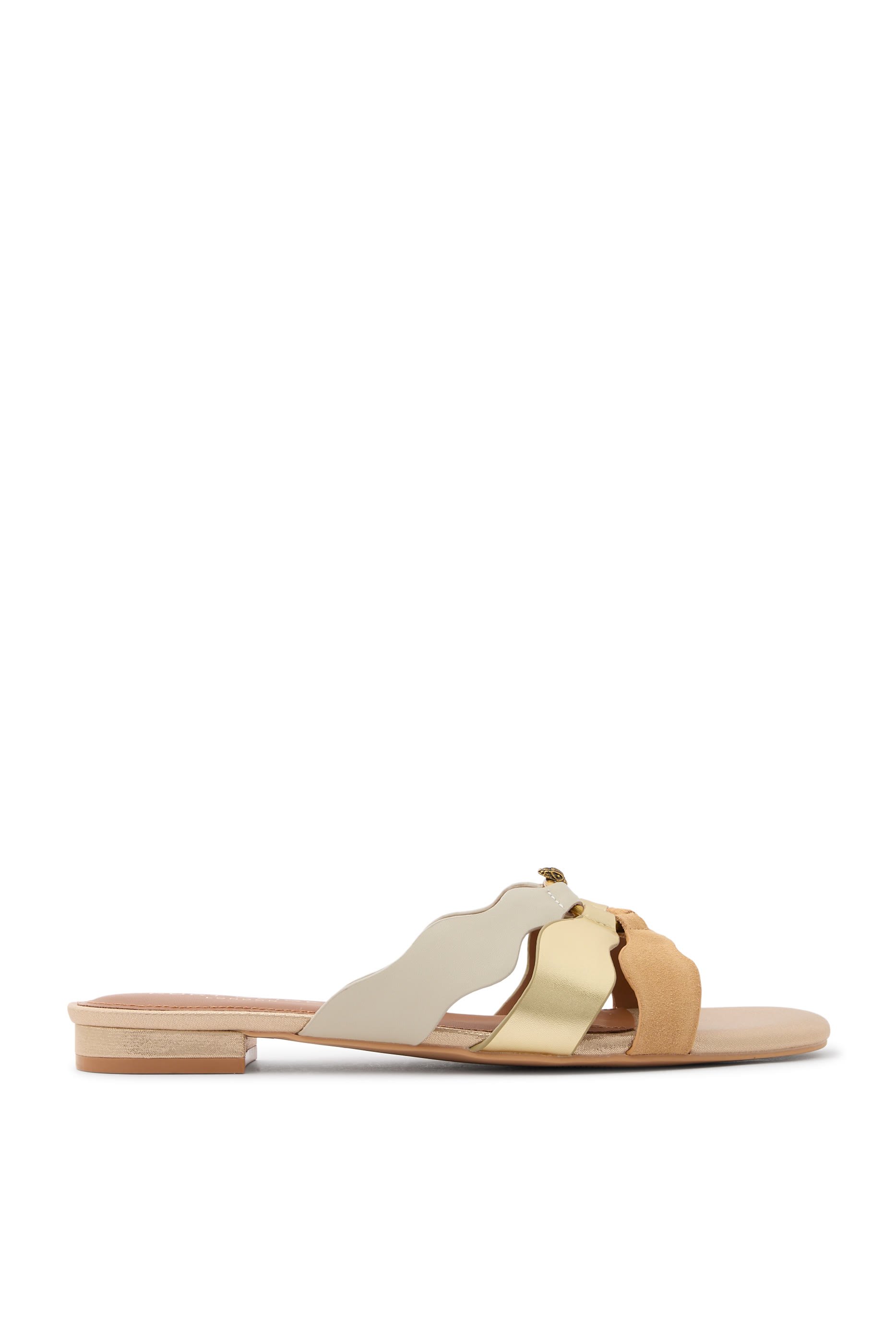 Sun Wave Flat Sandals