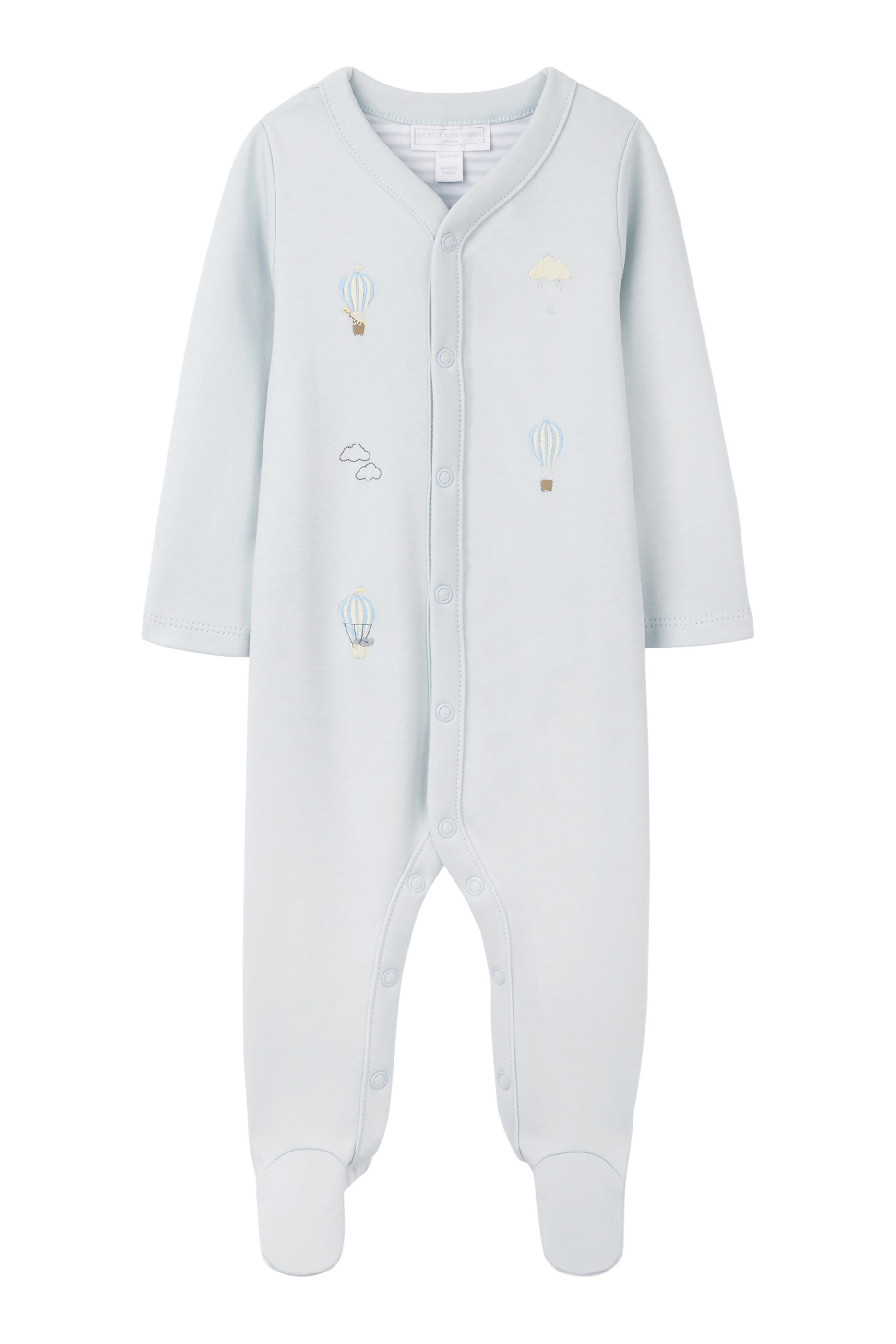 Kids Up in the Air Embroidered Sleepsuit Organic Cotton