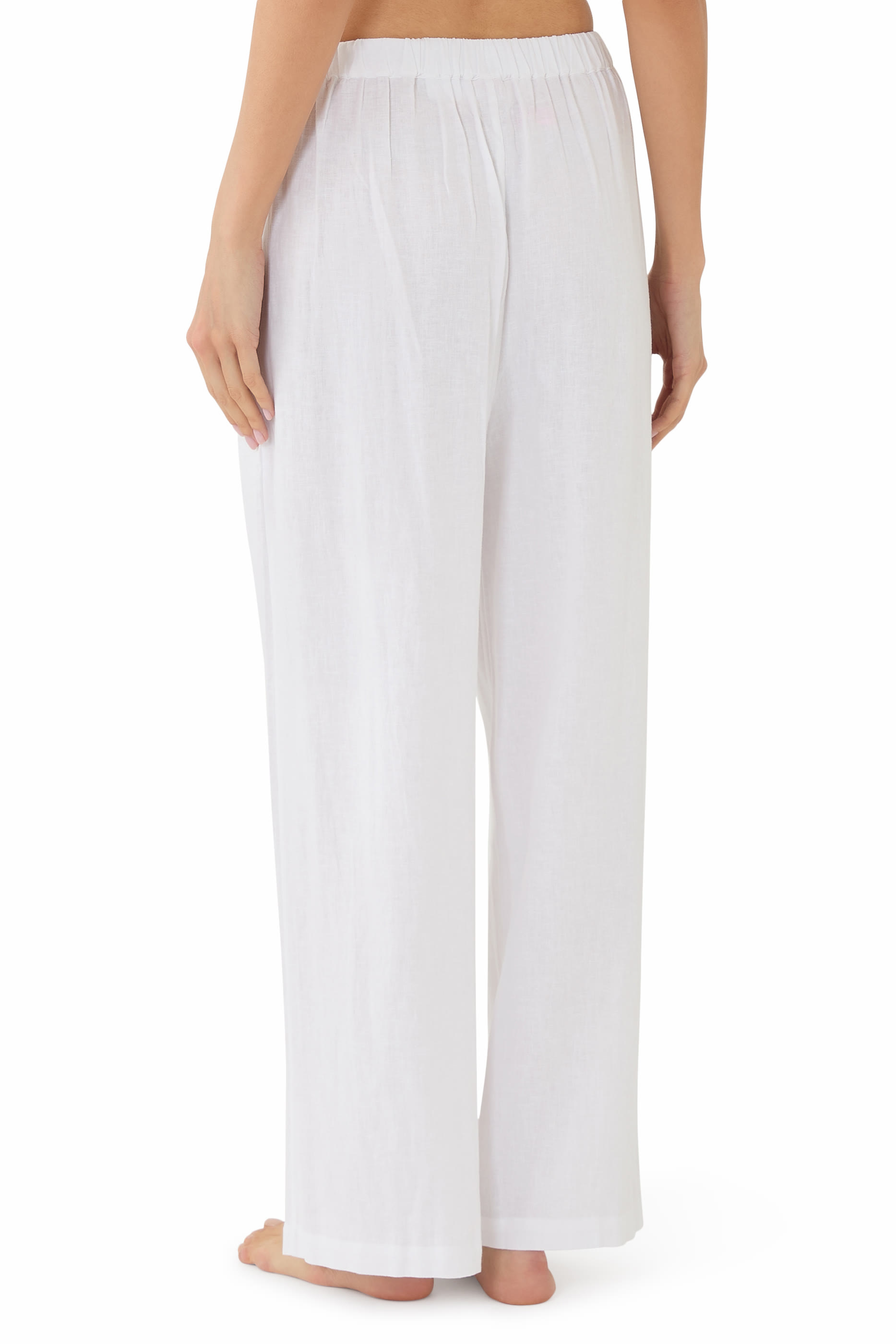 Linen Blend Relaxed Pants