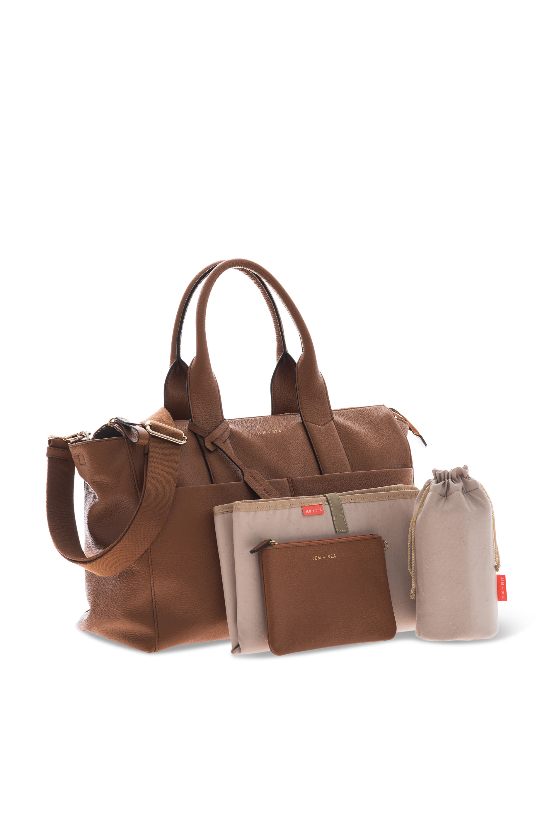 Jemima Leather Changing Bag