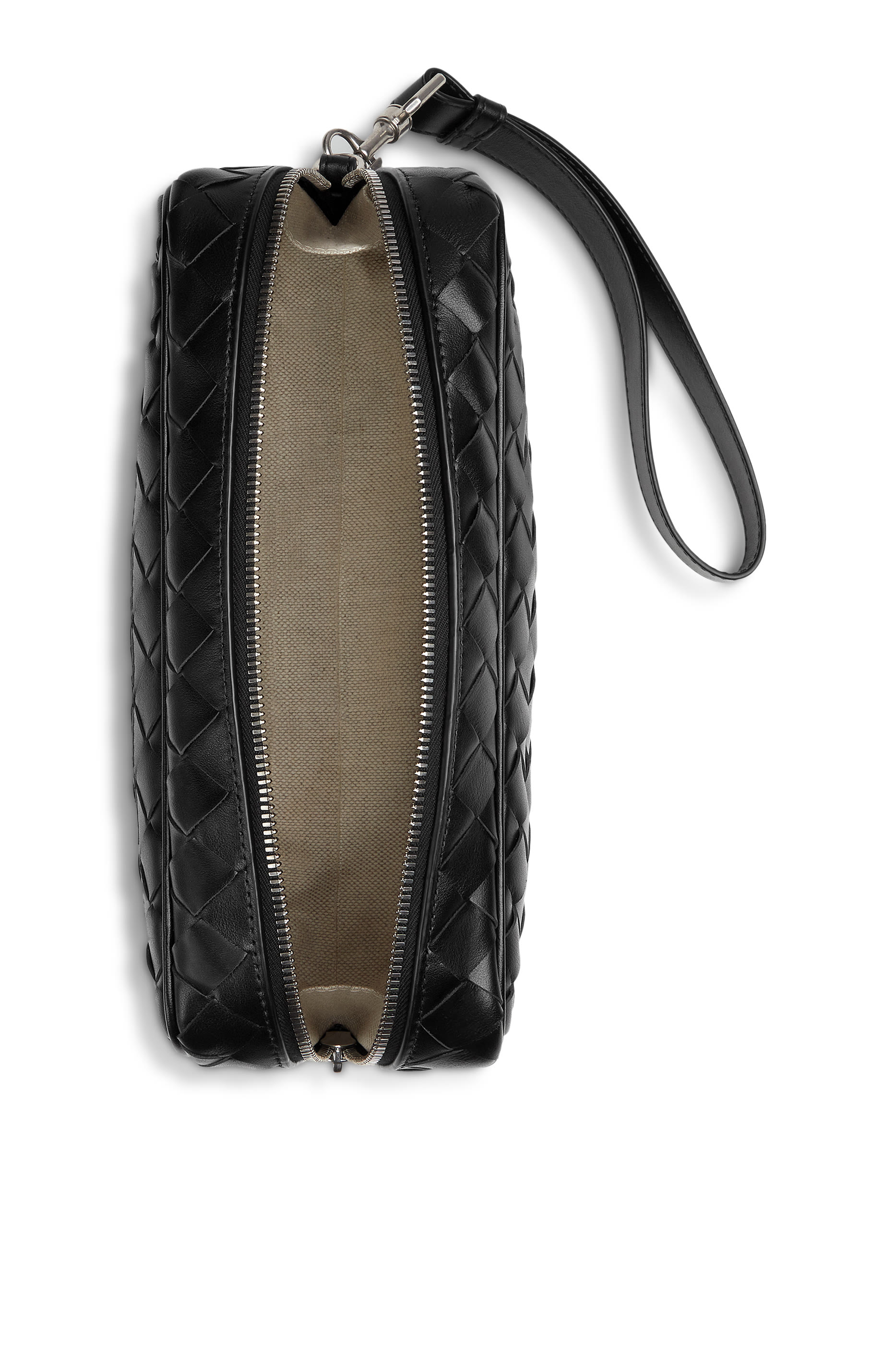 Intrecciato Pouch With Wristlet
