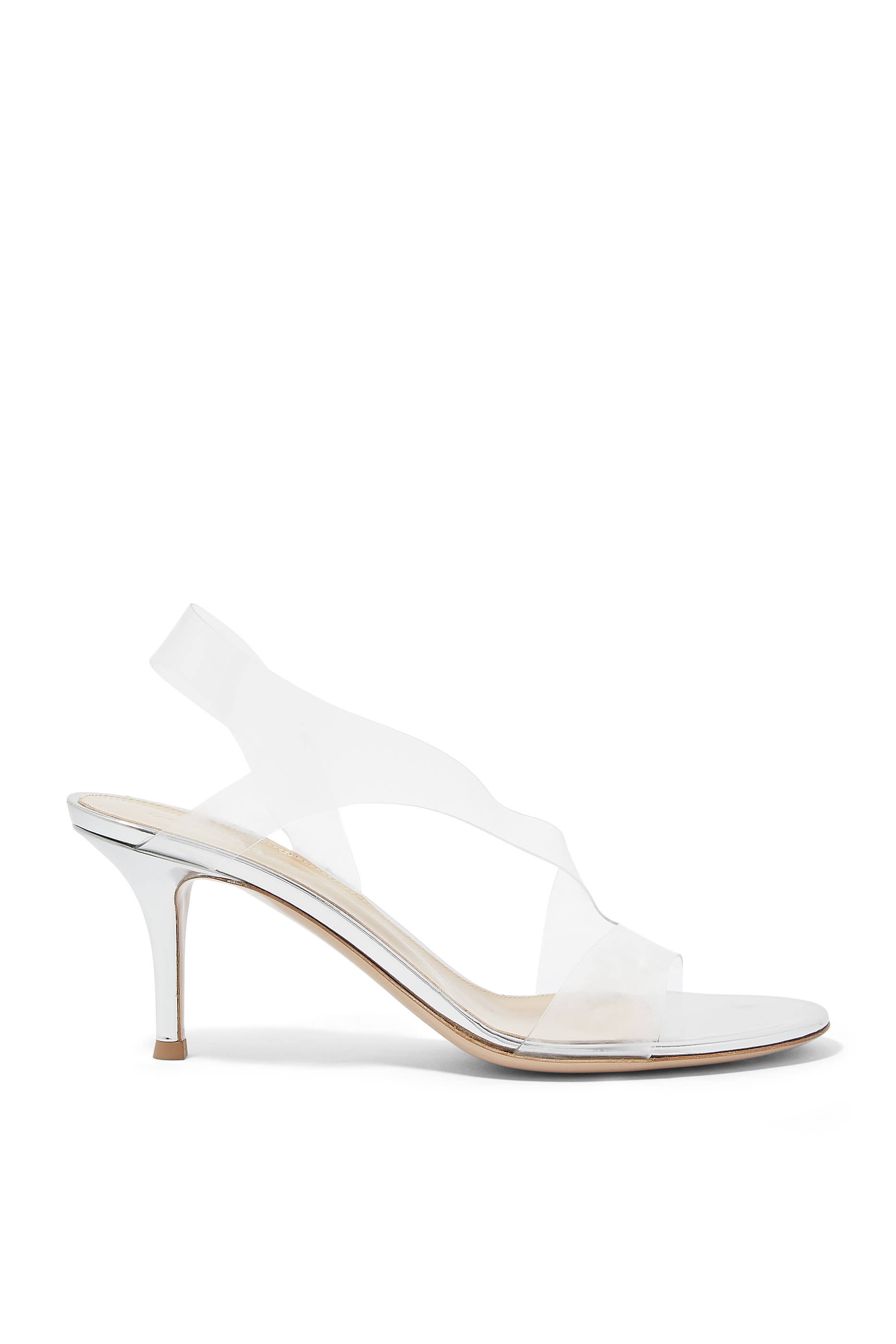 Metropolis 70 Plexi Asymmetrical Sandals