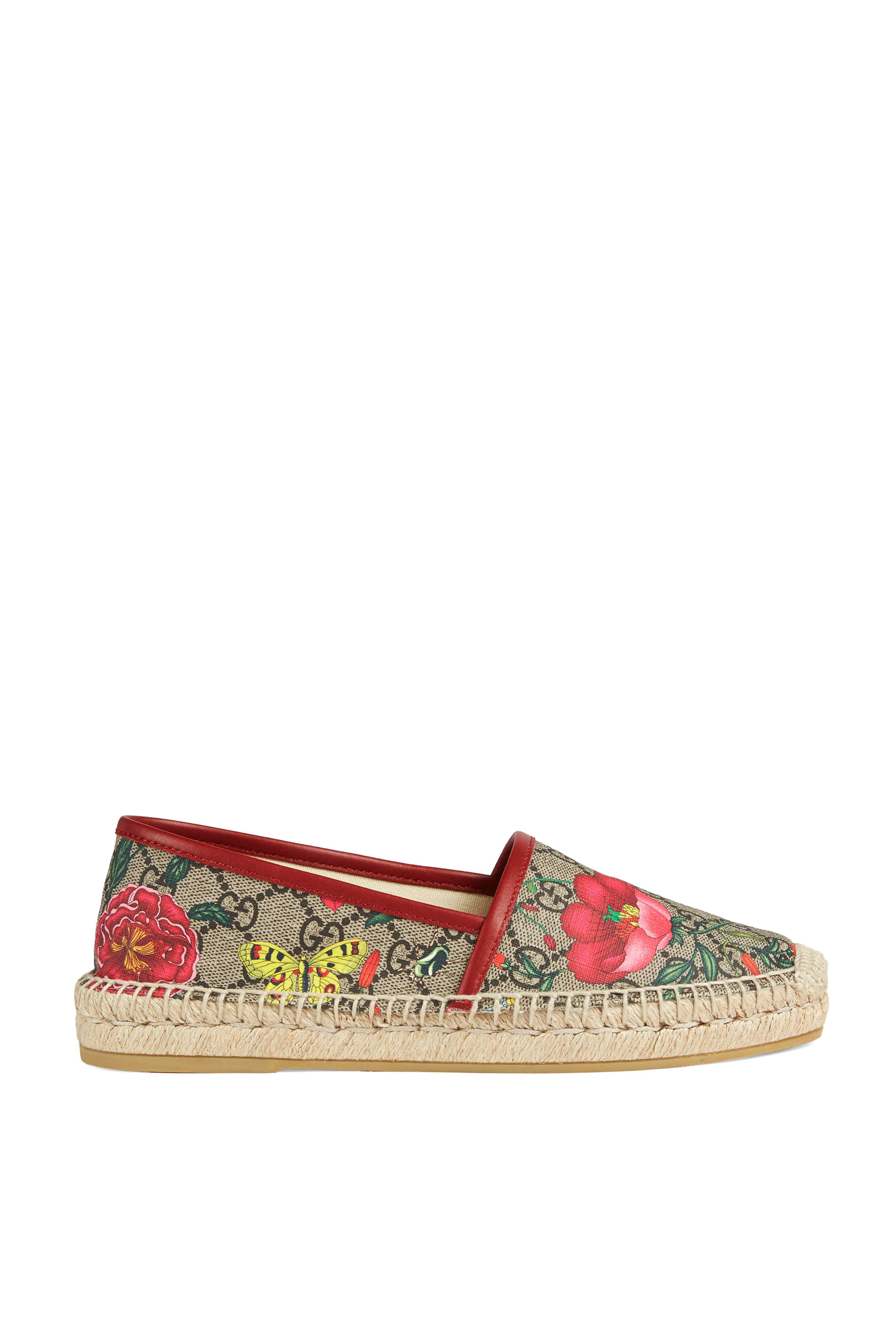 GG Floral Espadrilles