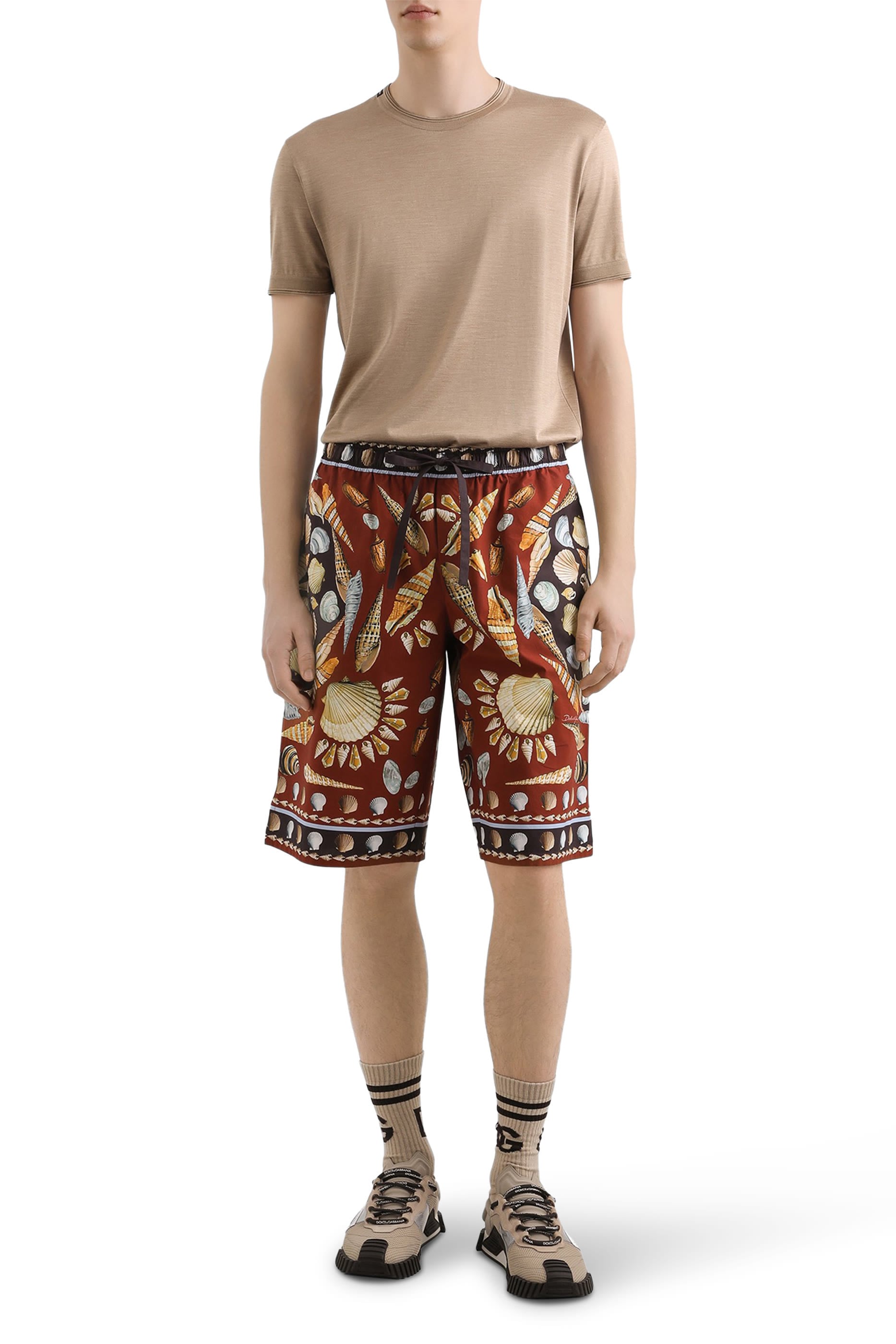 Short-Sleeved Silk T-Shirt