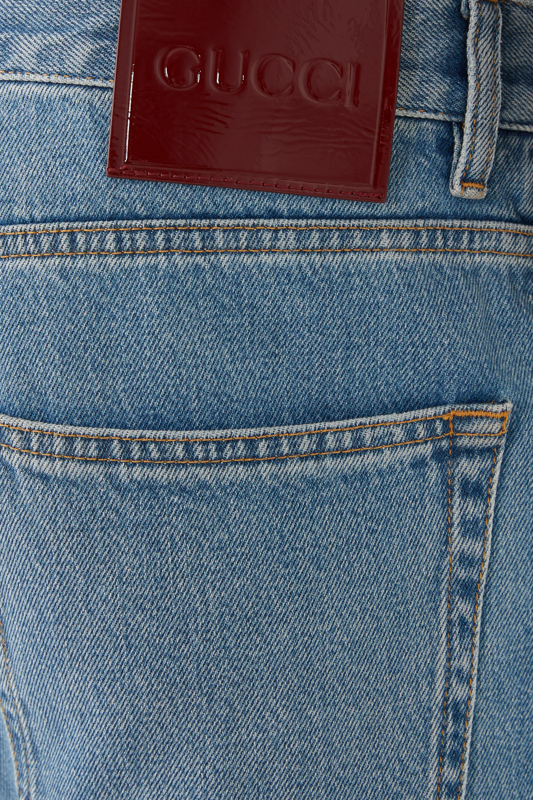 Denim Trousers with Web