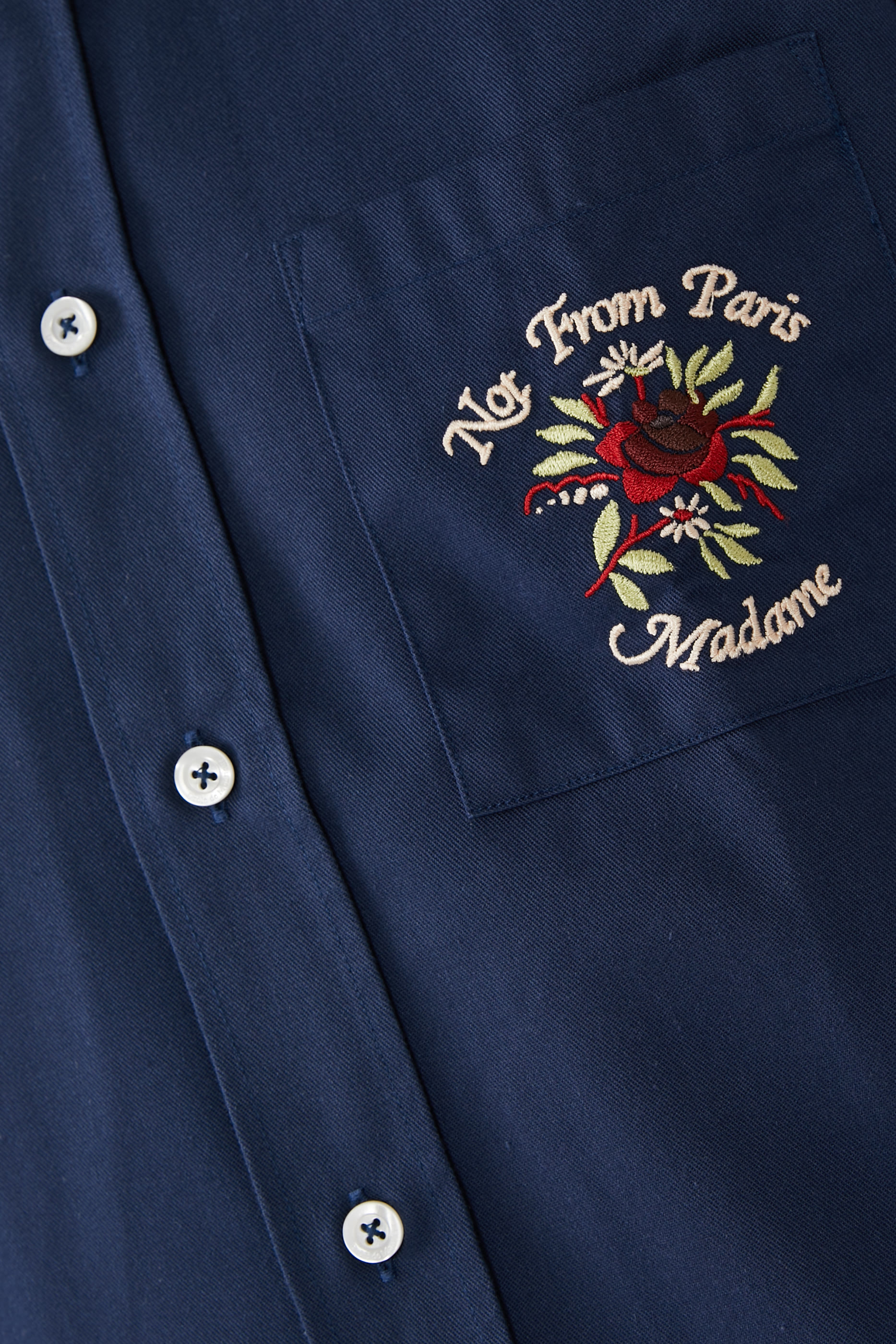 La Chemise Slogan Fleurs