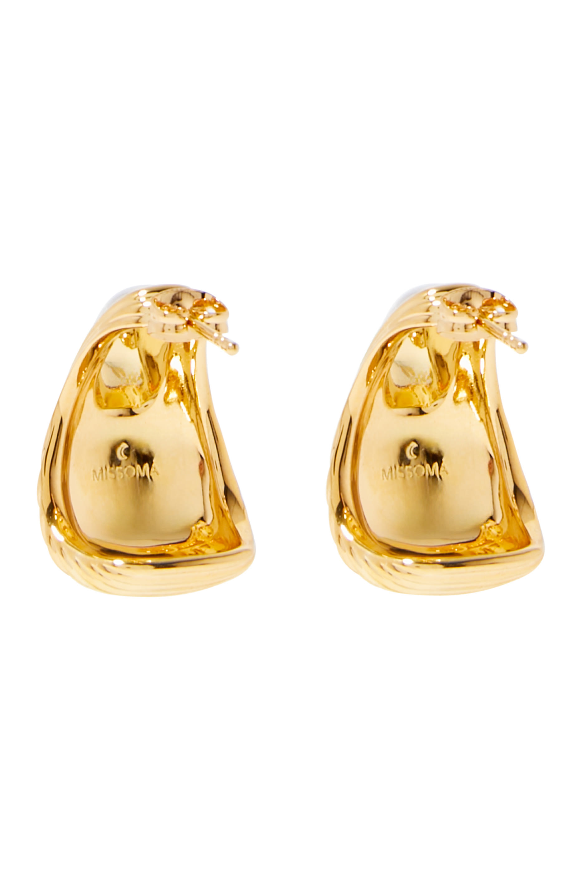 Ridge Oversized Stud Earrings