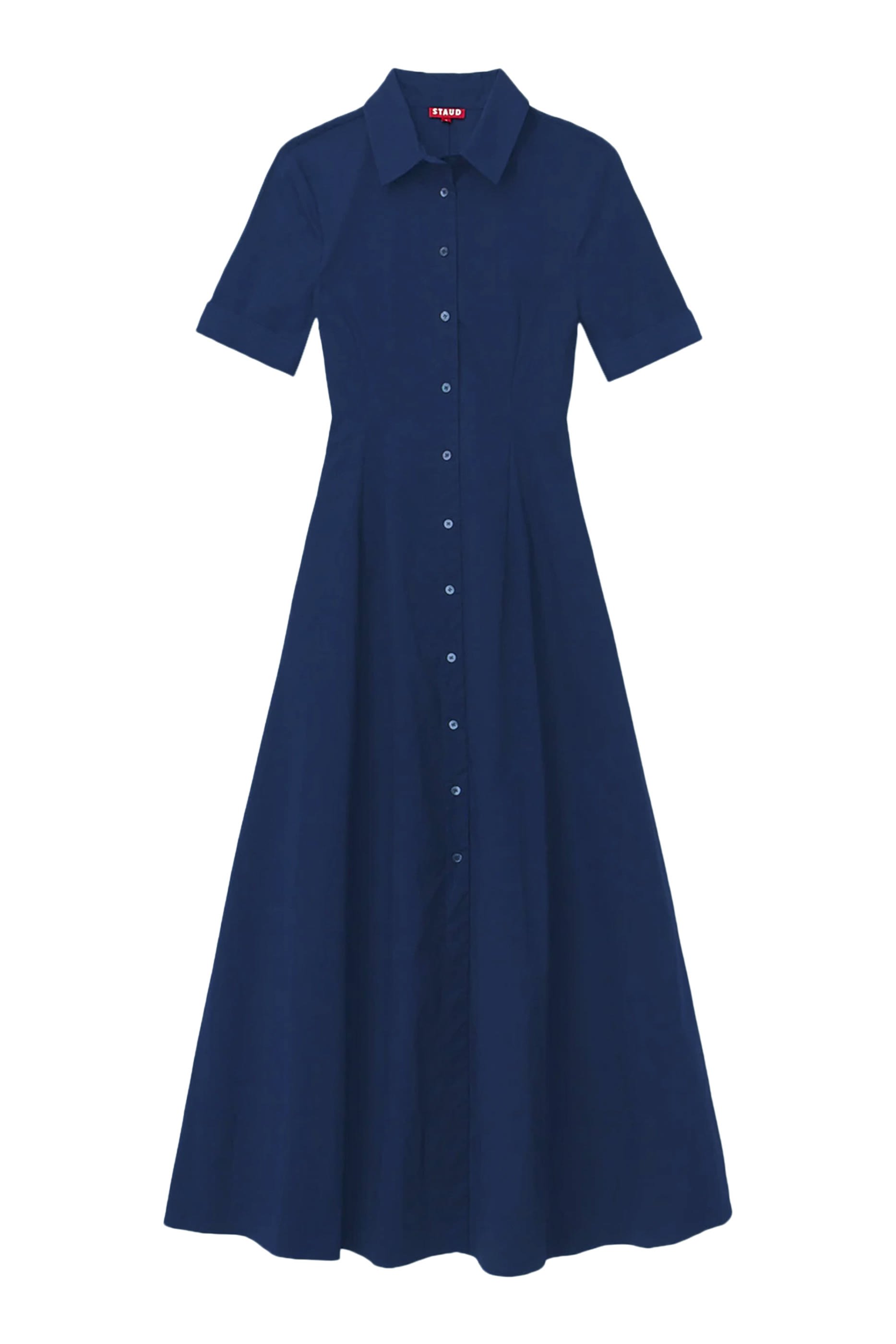Elle Cotton-Blend Midi Dress