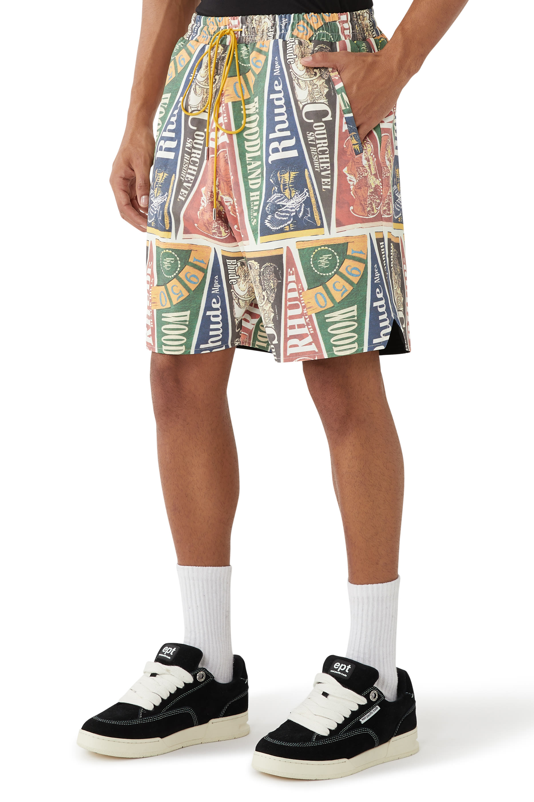 Collegiate Flag Twill Shorts
