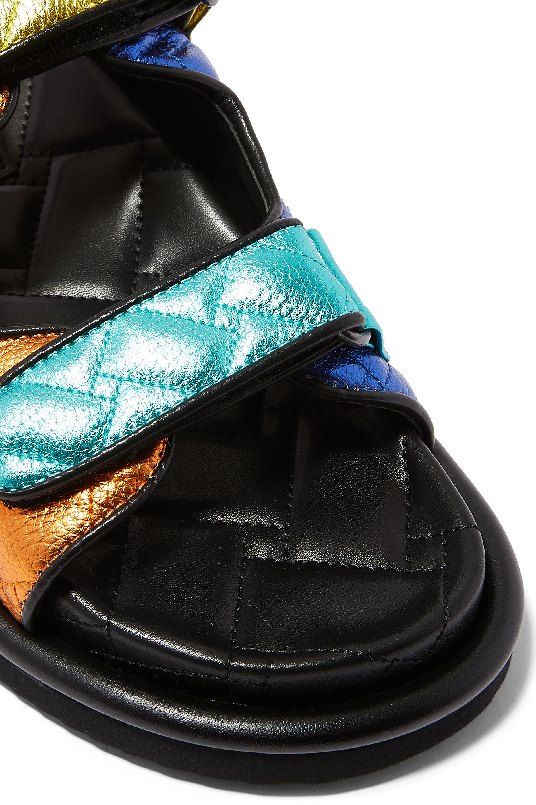 Orson Eagle Quilted Sandals