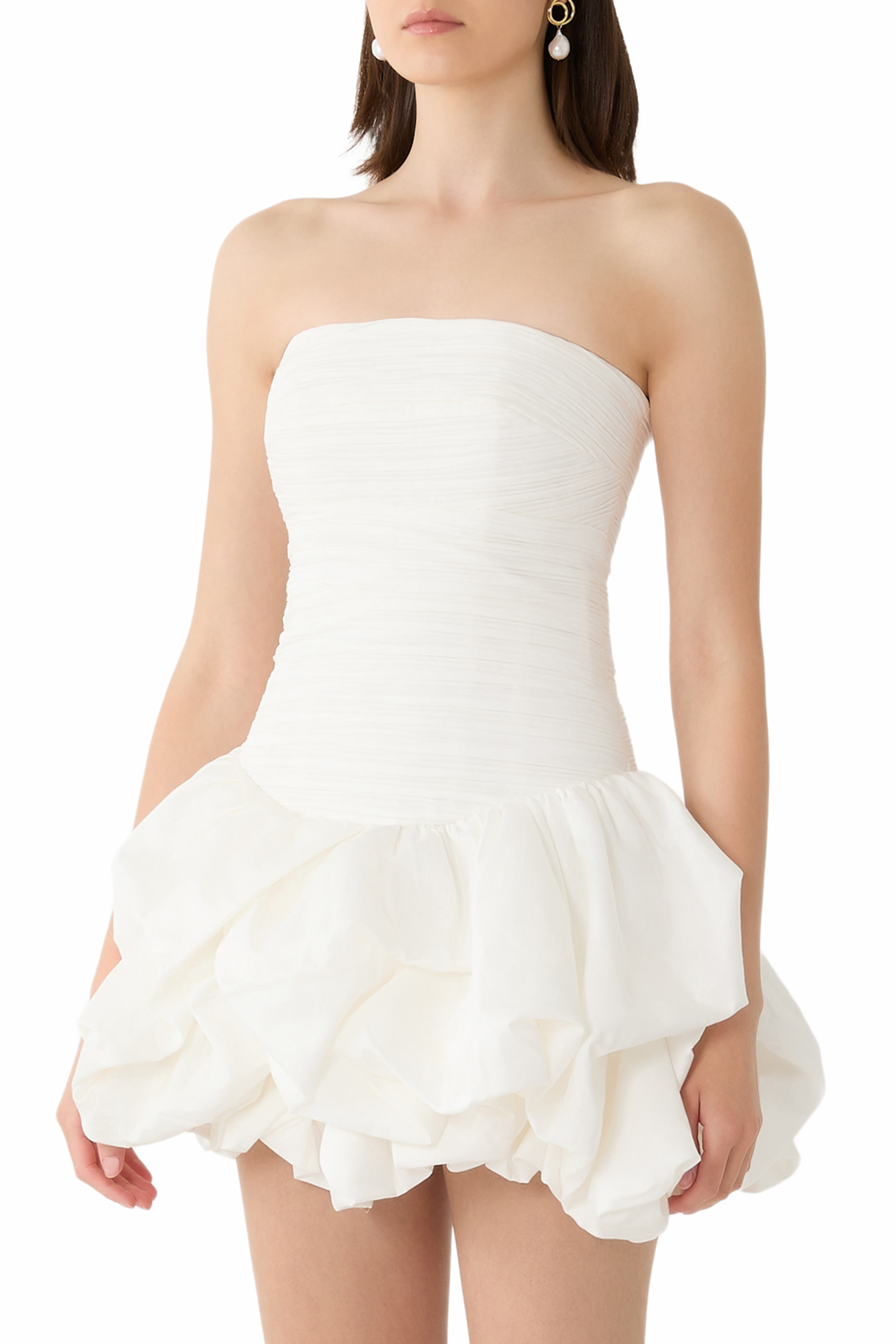 Violette Bubble Hem Mini Dress