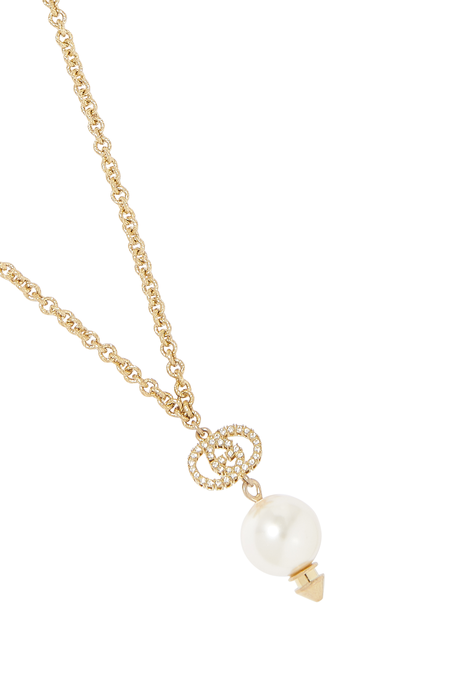 G Necklace With Pearls