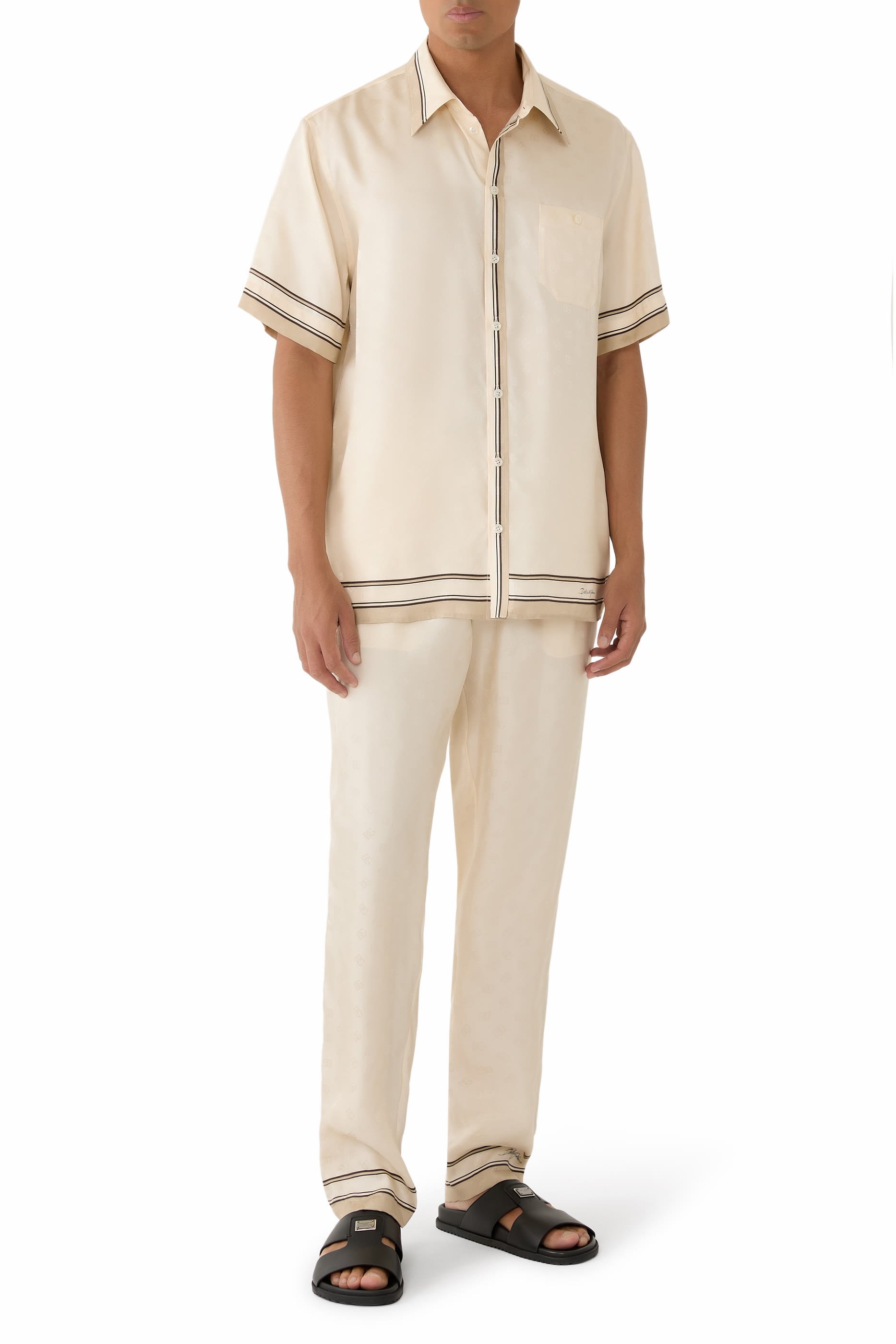 Logo-Print Hawaii Twill Shirt 