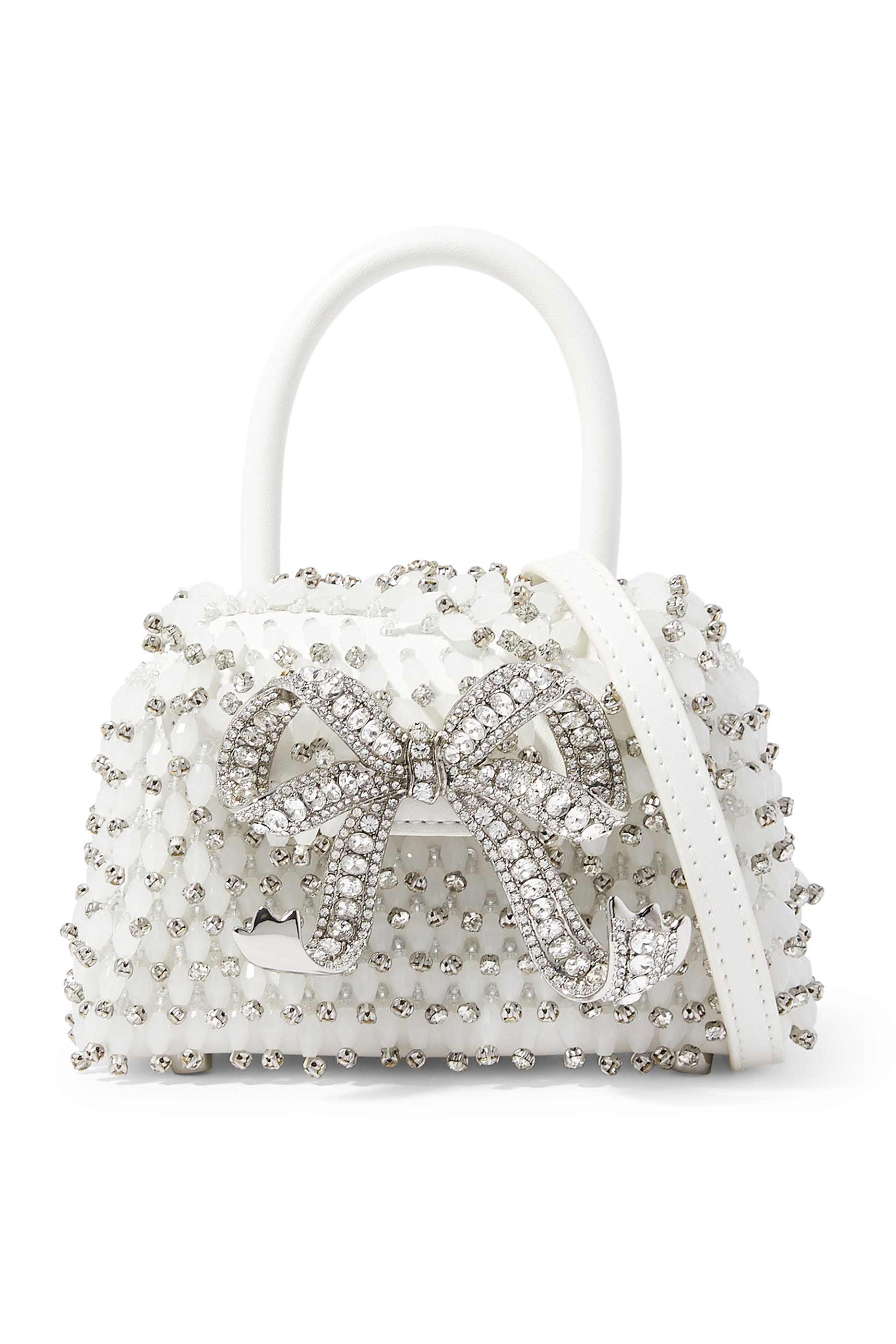 Embellished Micro Bow Bag
