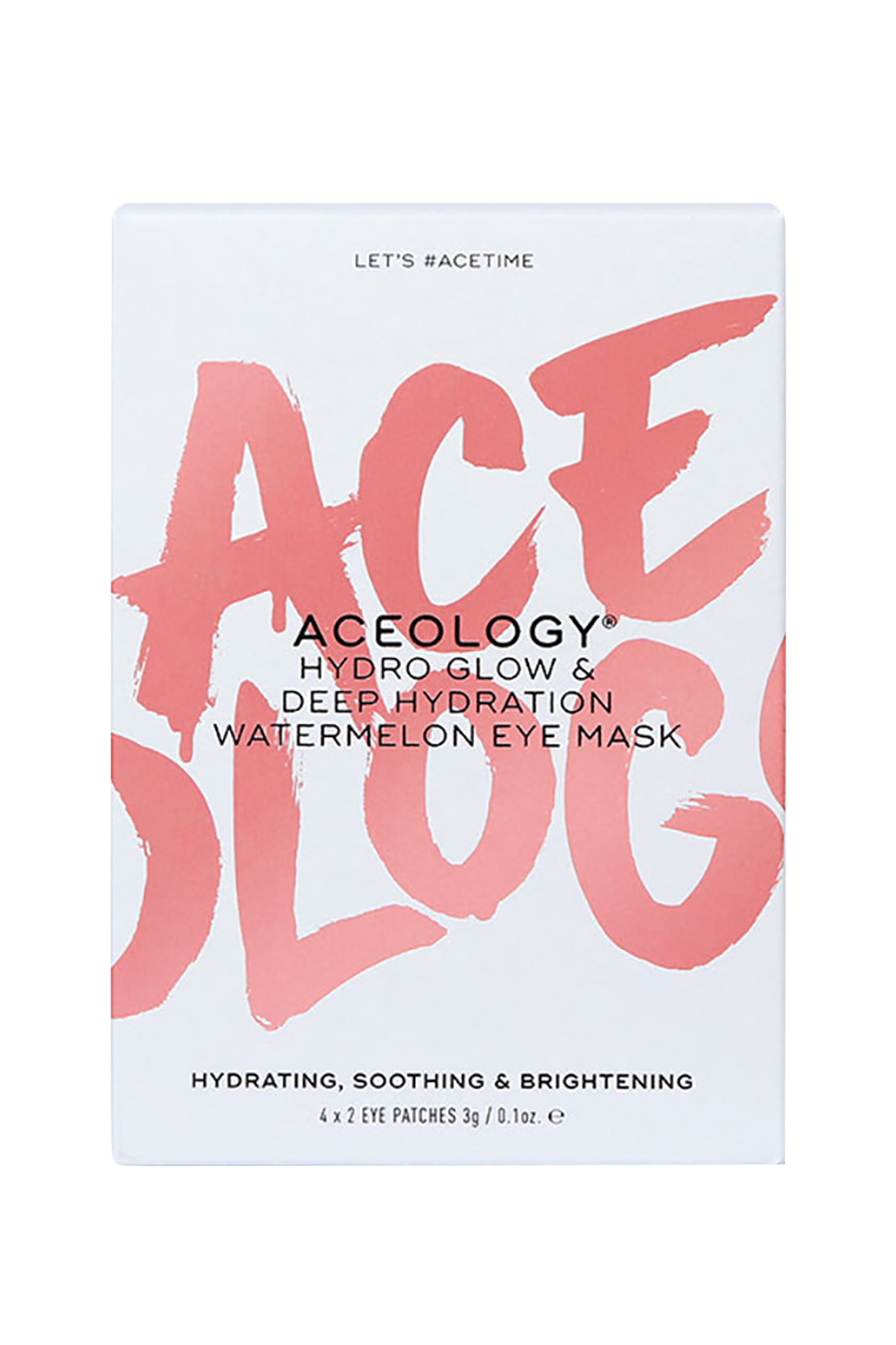 Hydro Glow & Deep Hydration Watermelon Eye Mask, Pack of 4