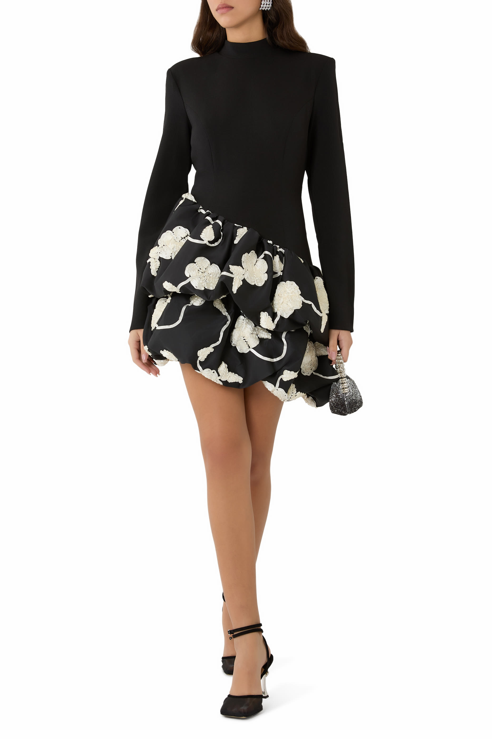 3D Flower Bubble Dress