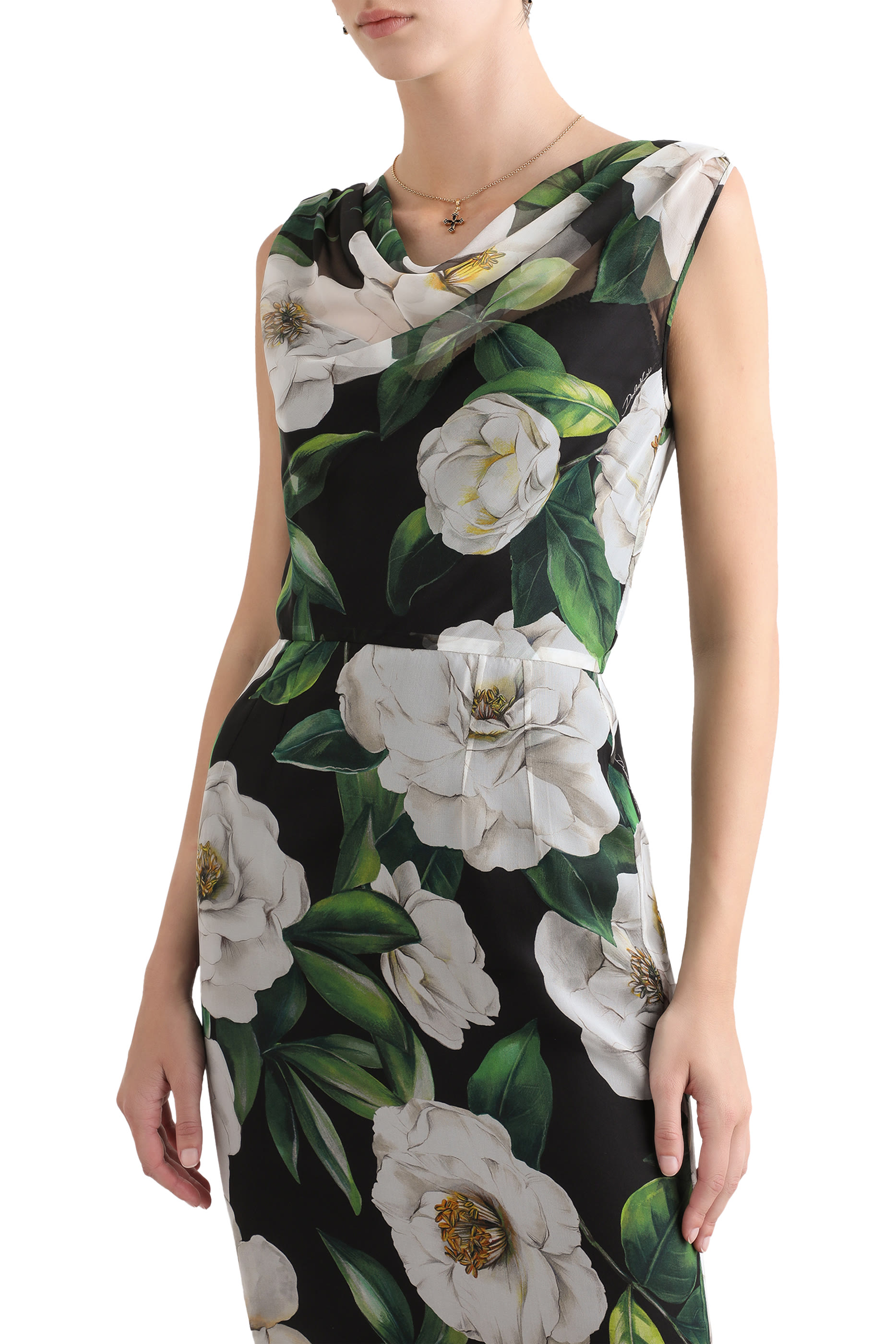 Floral-Print Mini Dress