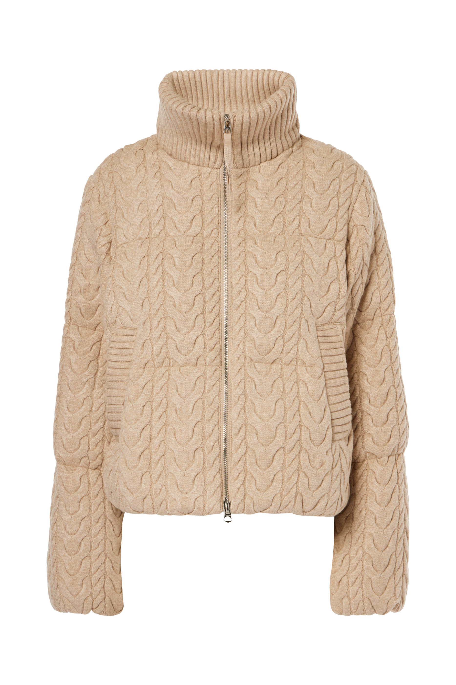 Reggie Cable Knit Puffer