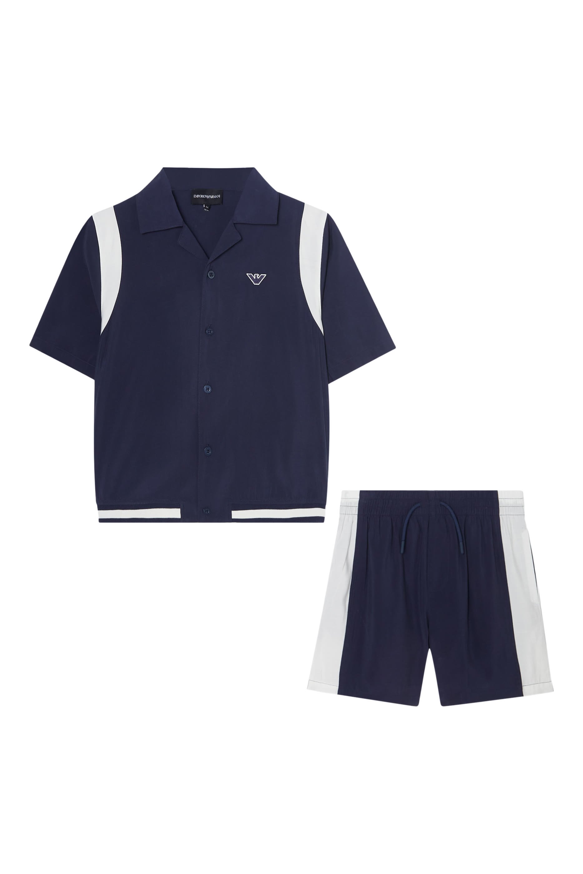 Kids Logo Shirt and Bermuda Shorts Set