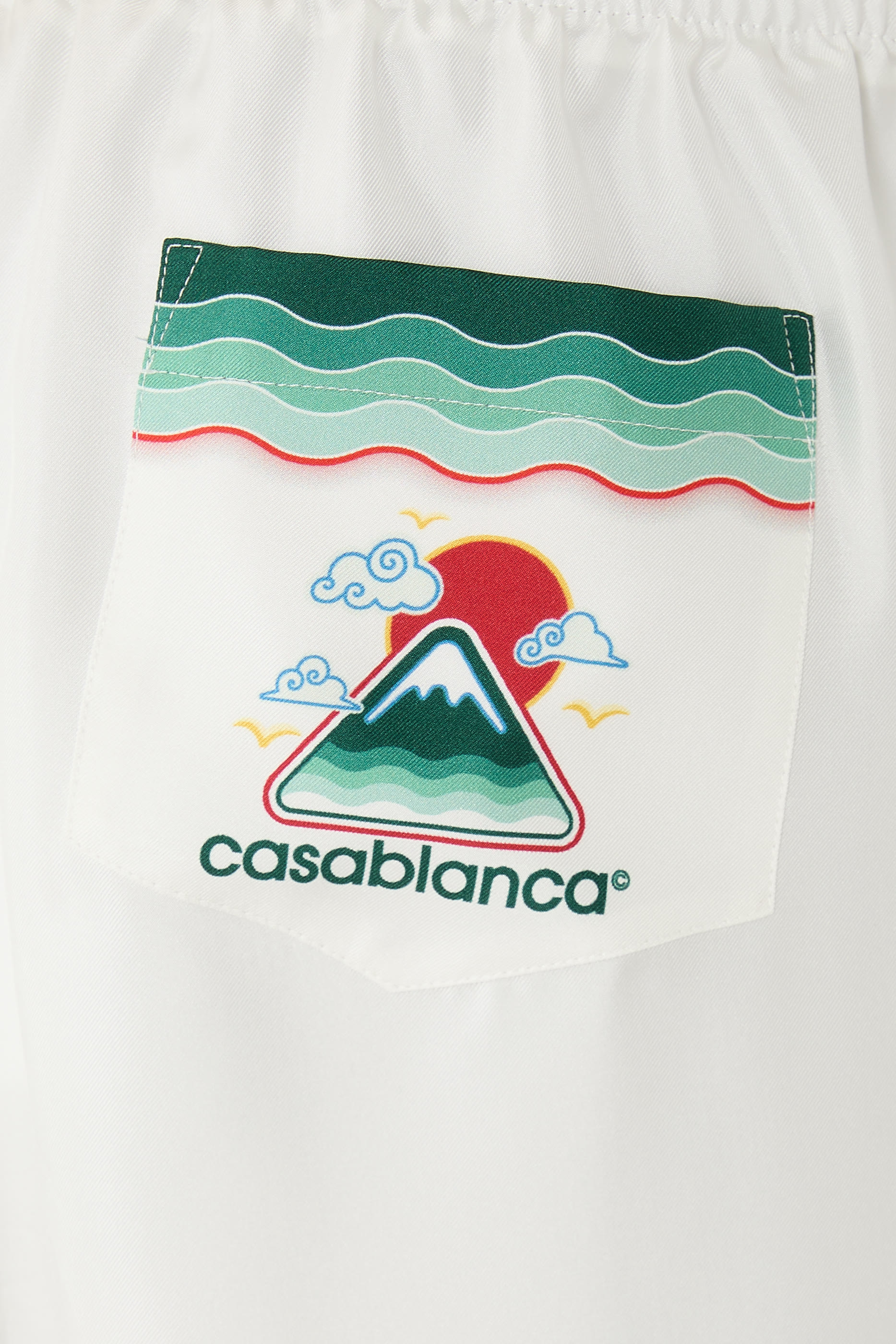 Montagne Ondulee Silk Shorts