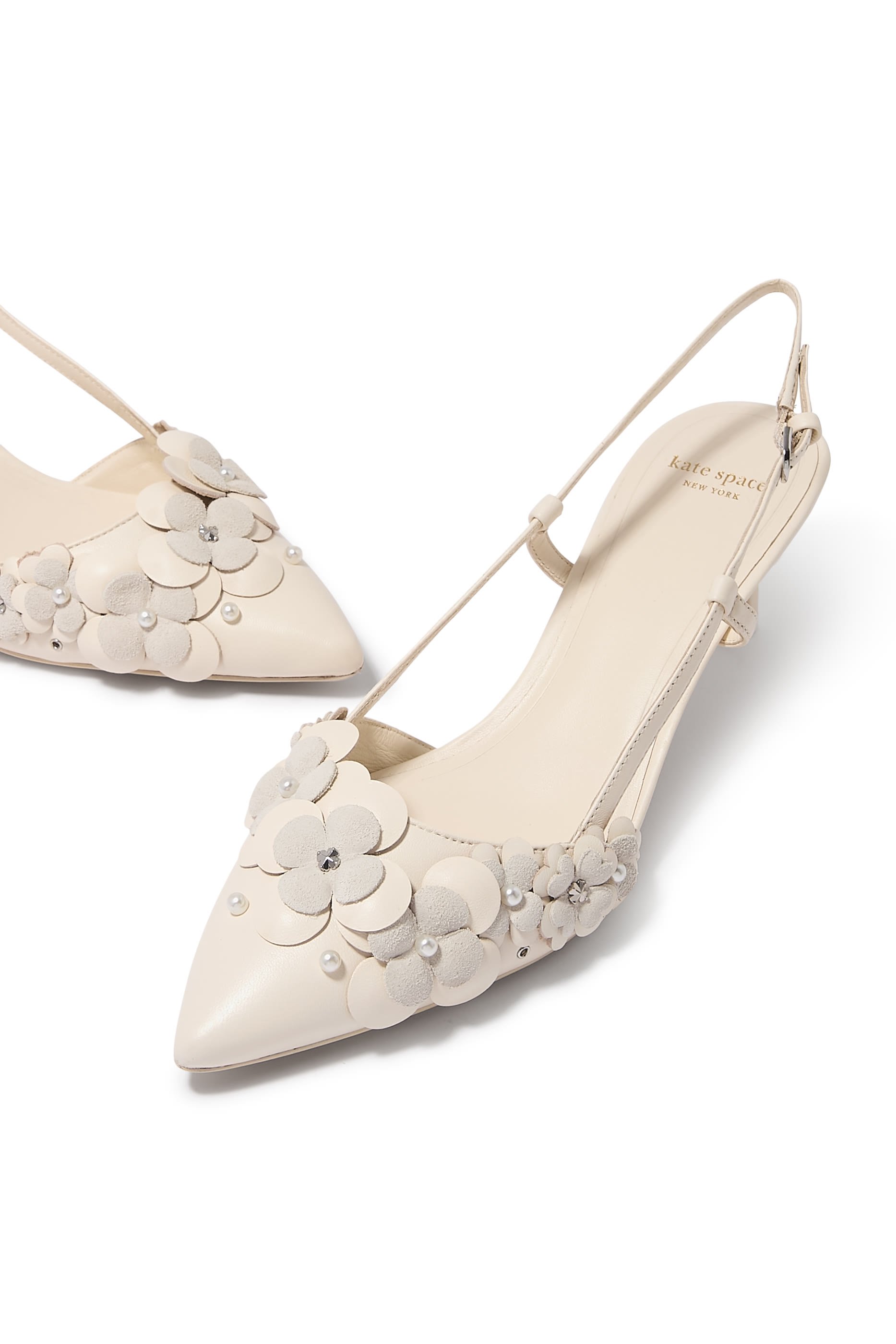 Spade Flower Garden 55 Slingback Pumps