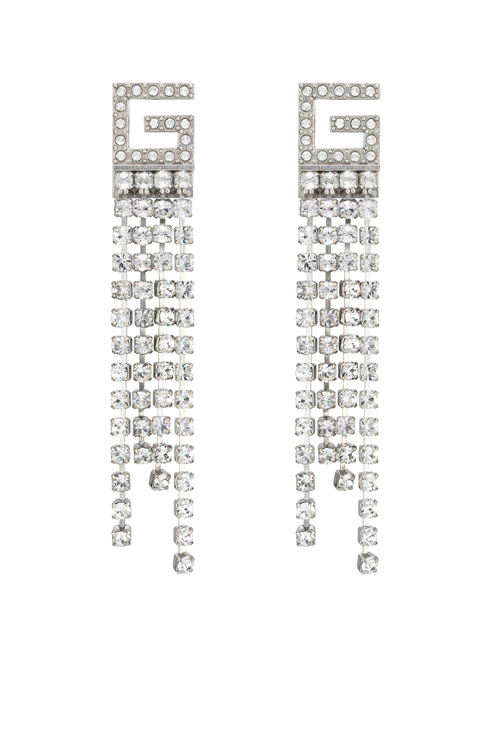 Crystal Square G Earrings
