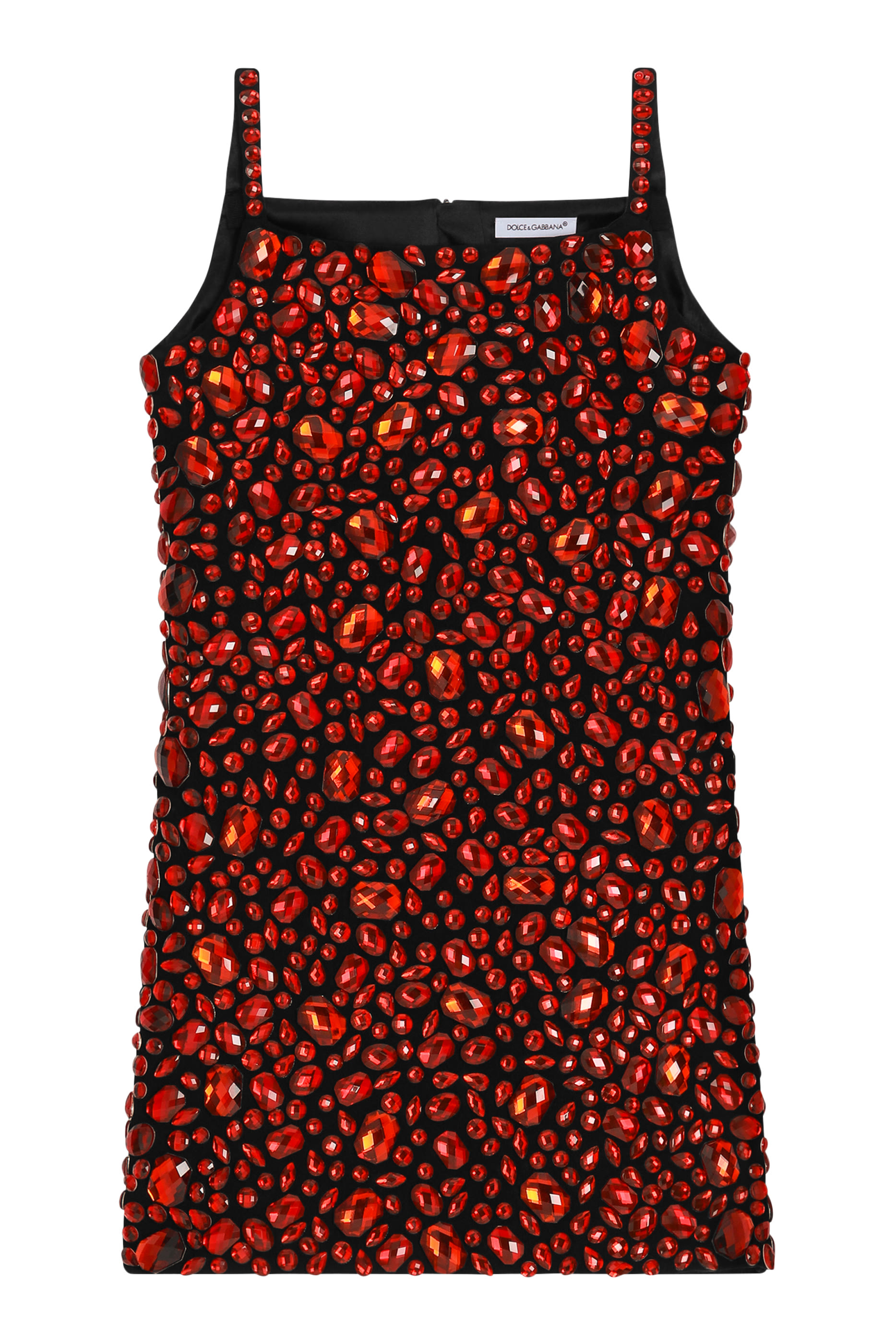 Kids Sleeveless Rhinestone Embellished Dress