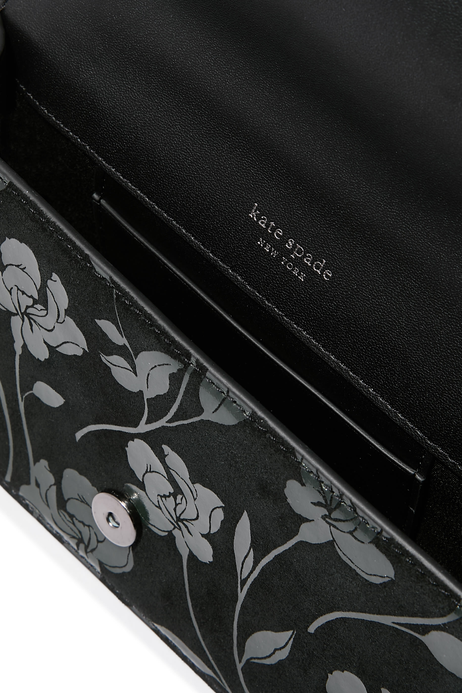 Deco Suede Shoulder Bag 