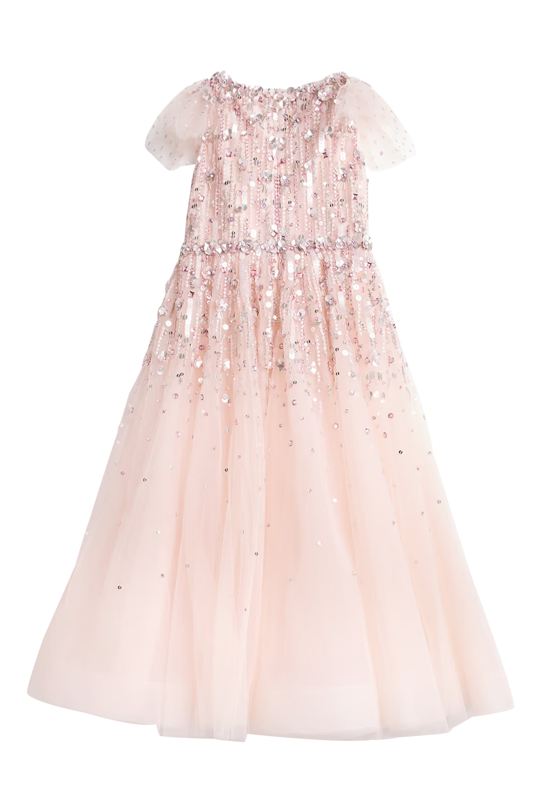 Kids Tulle Embellished Dress