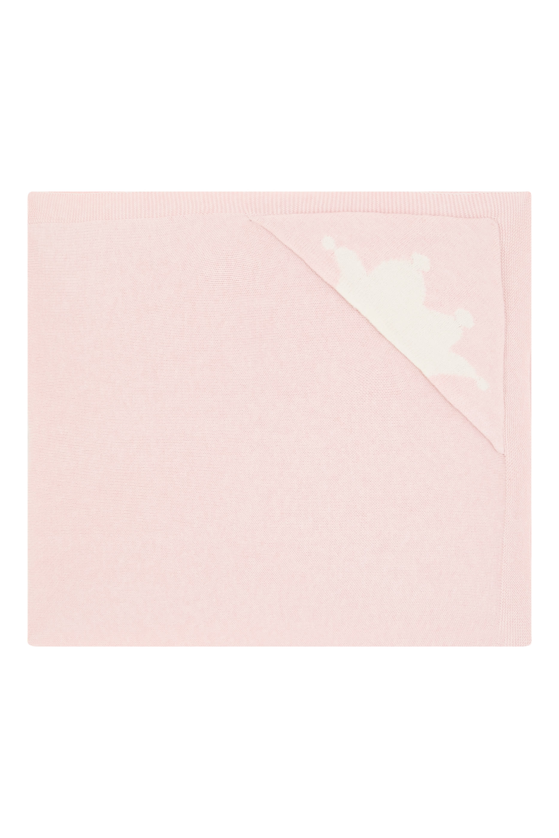 Kids  Knitted Crown Blanket