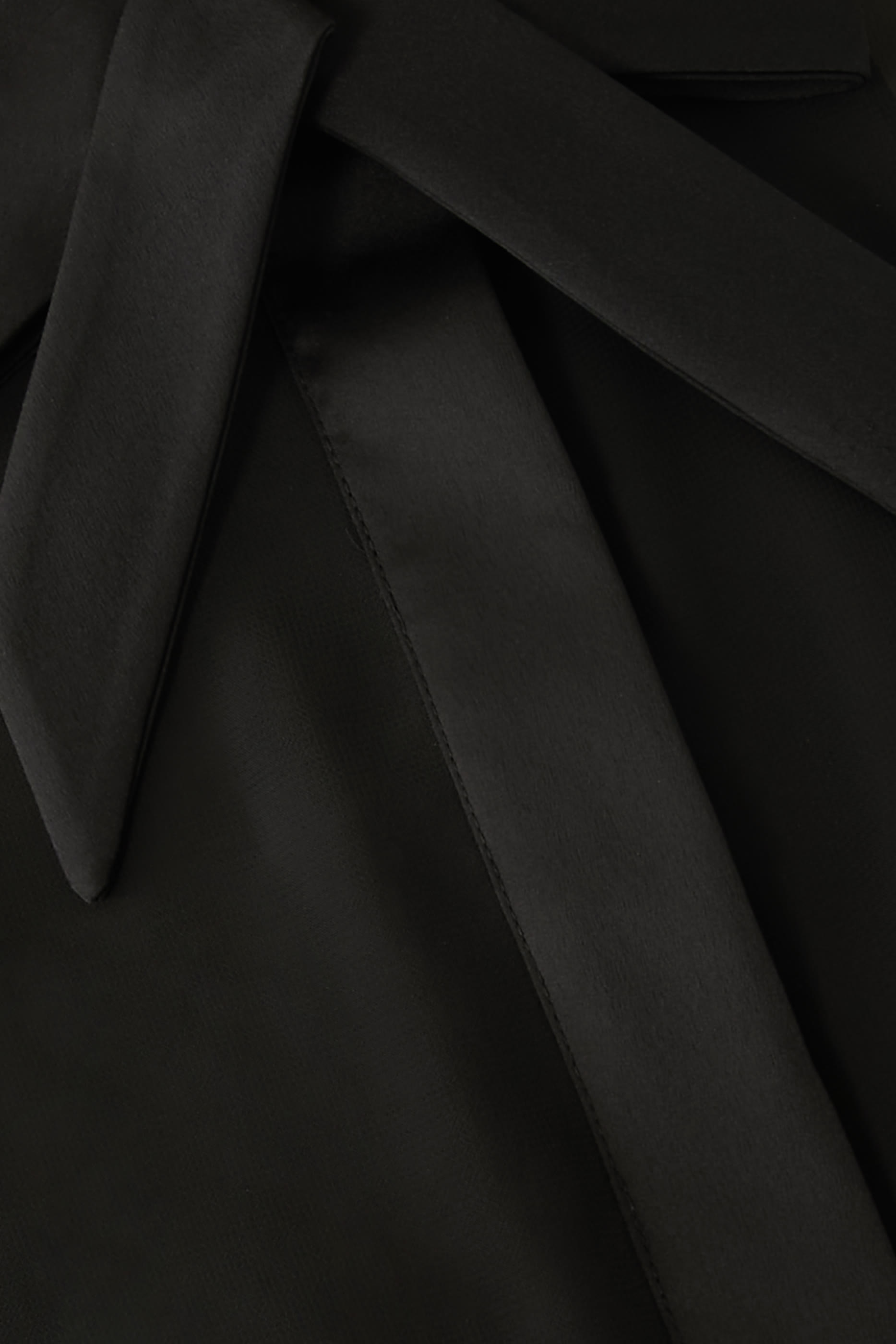 Technical Georgette Two-Piece Effect Long Dress