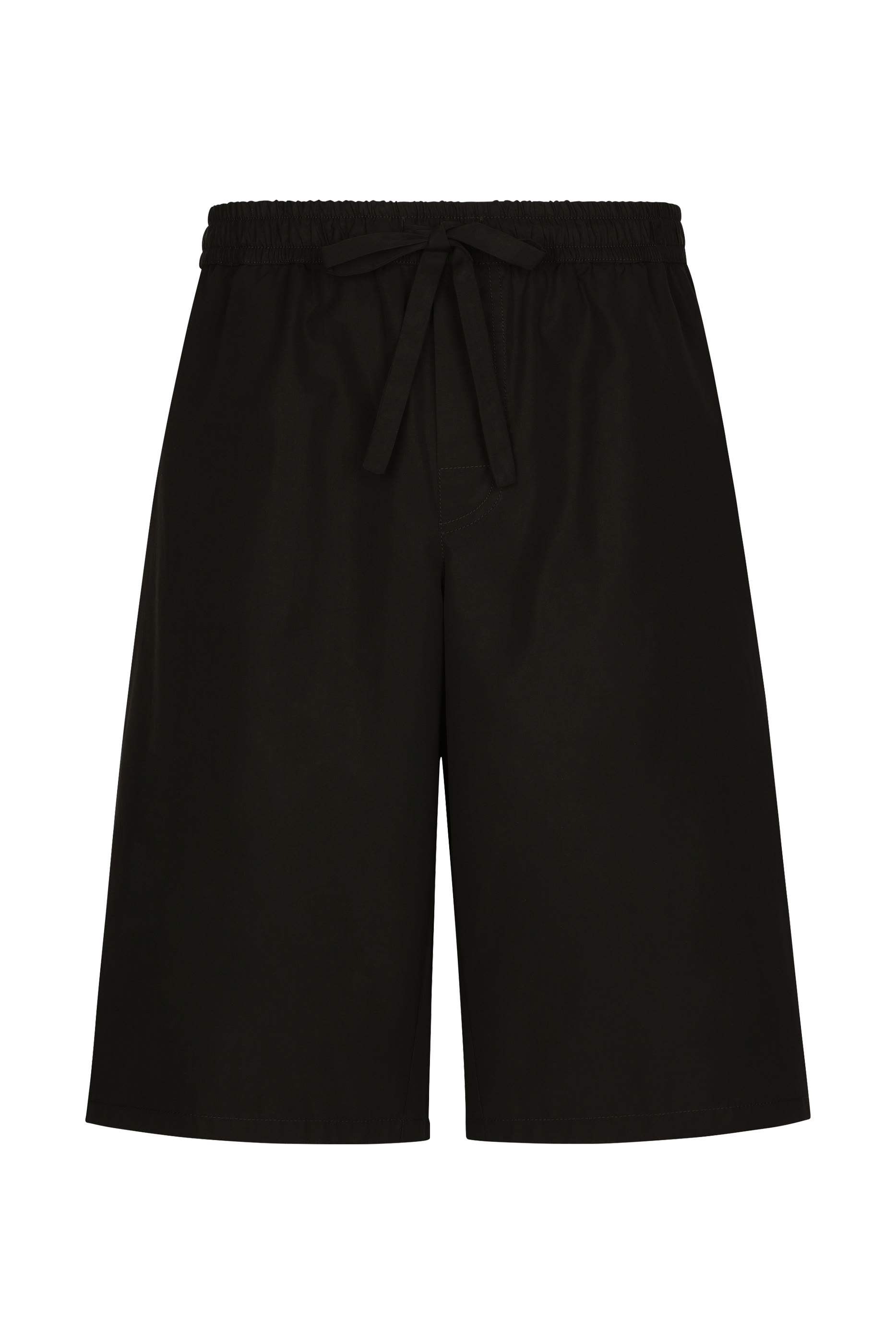 Logo Tag Cotton Jogging Shorts