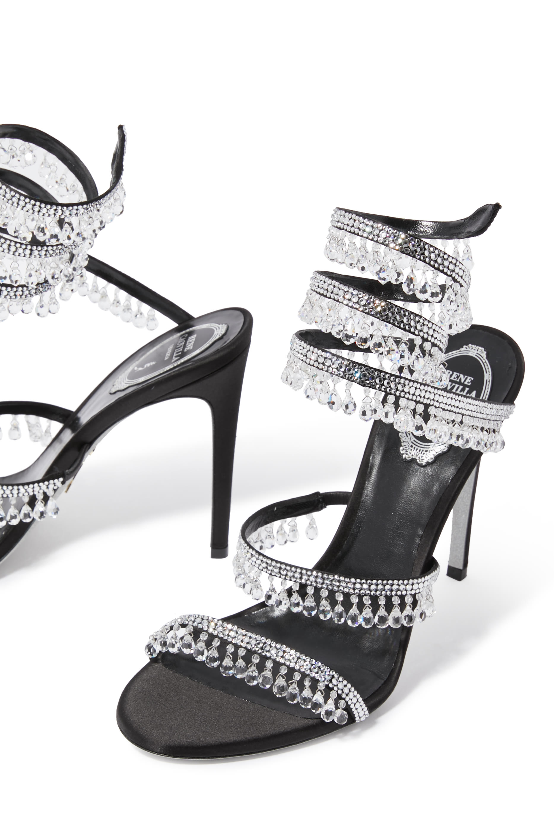 Embellished 105 Chandelier Sandals