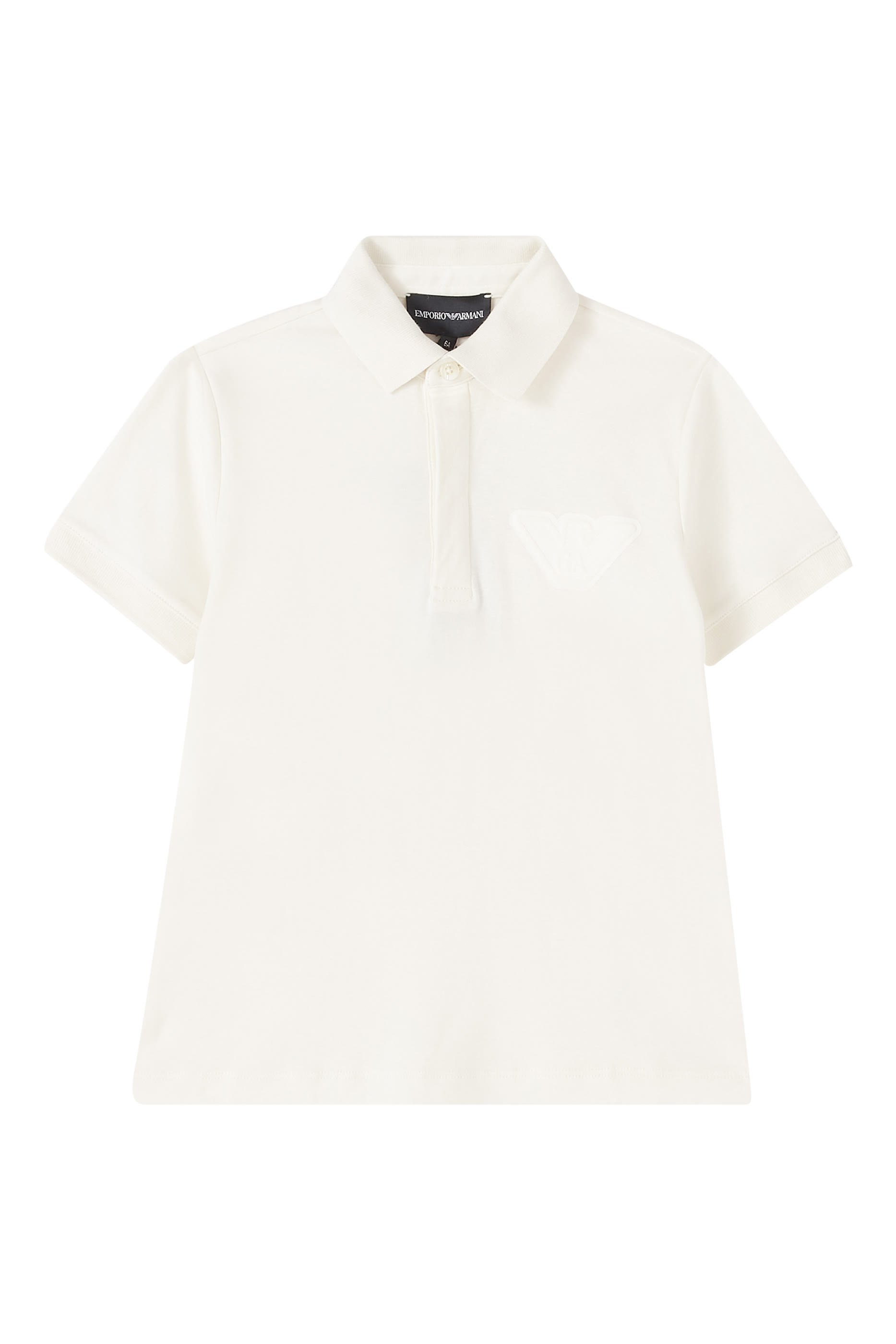 Kids Eagle Logo Cotton Polo Shirt