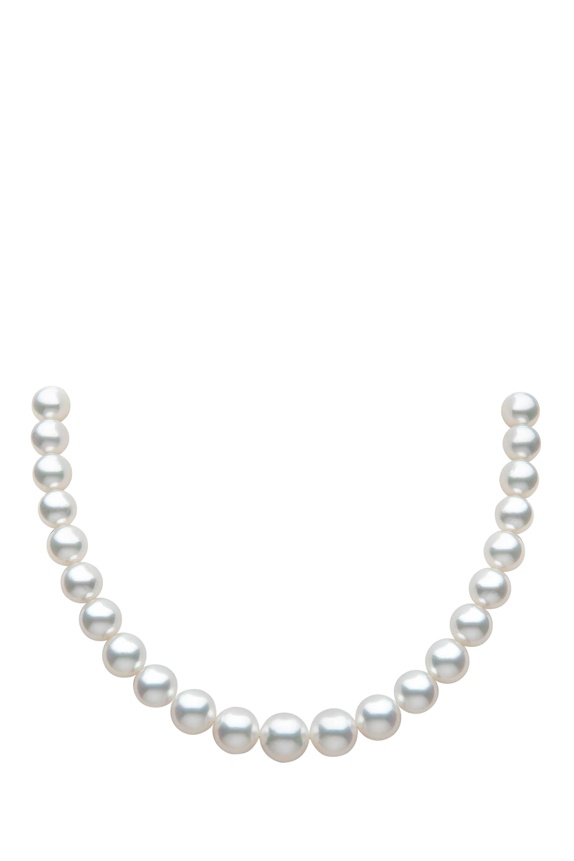 Classic Strand Necklace, 18K White Gold & Sout Sea Pearls