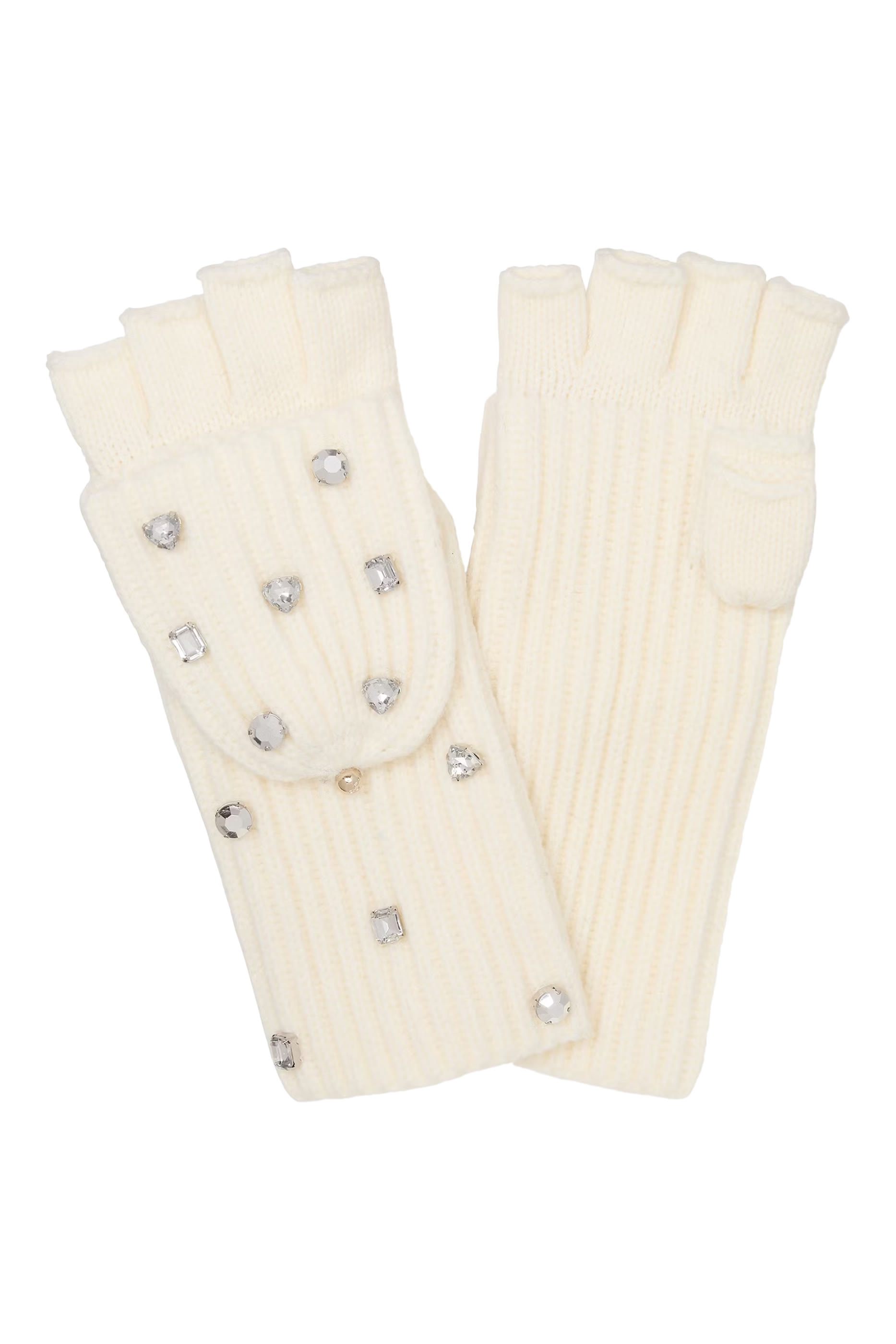 Embellished Pop Top Mitten