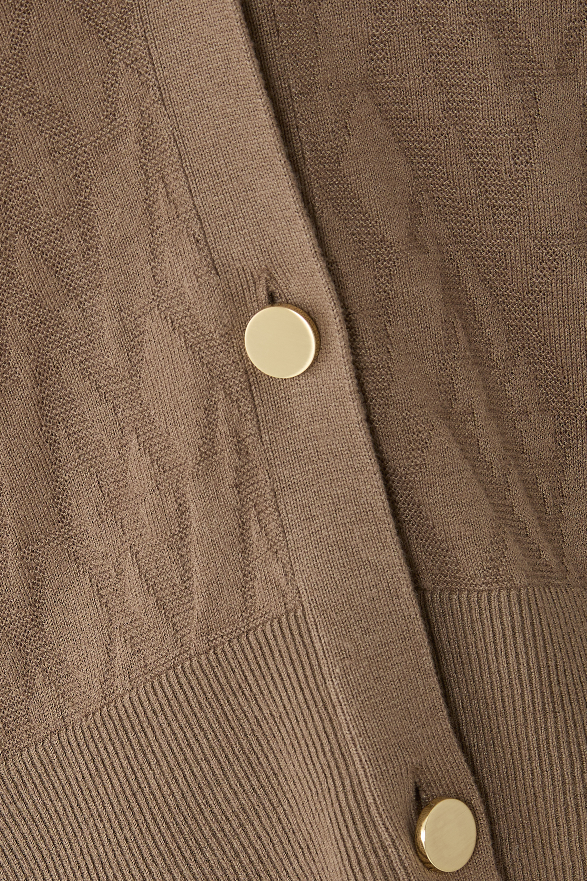 Monogram Buttoned Cardigan