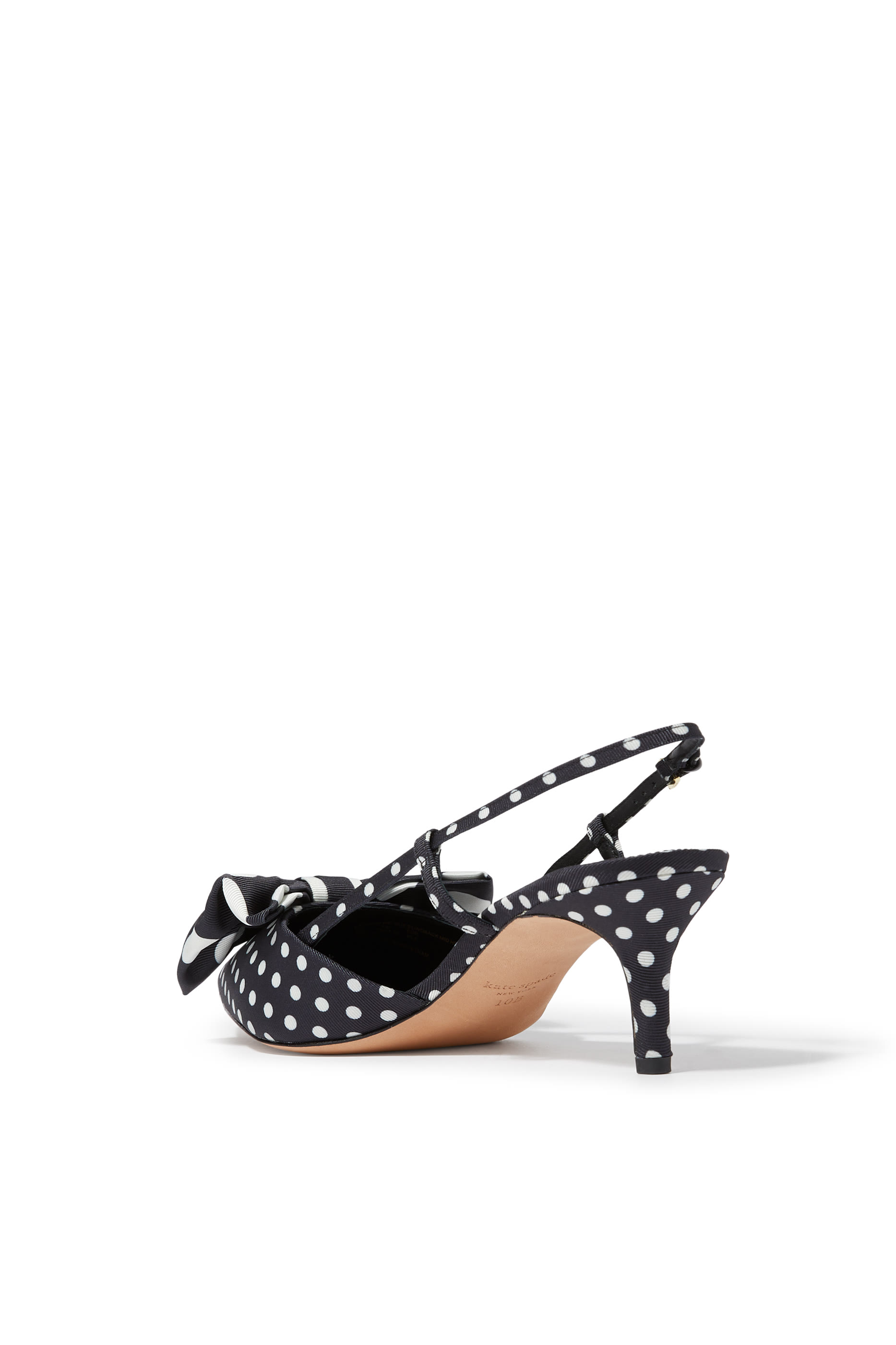 Polka Dot Rue 50 Slingback Pumps