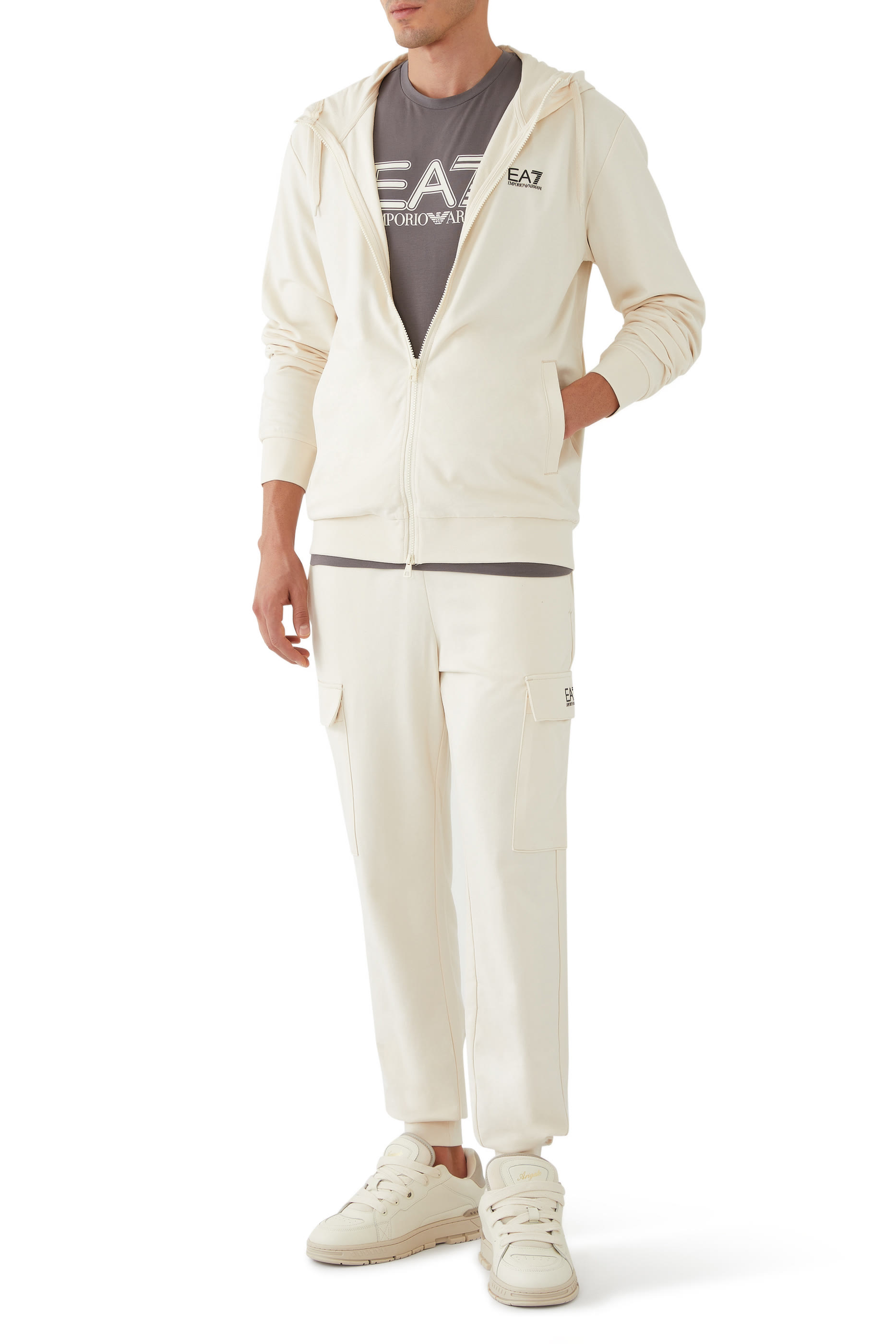 Core Identity Cotton Hooded Sweatshirt